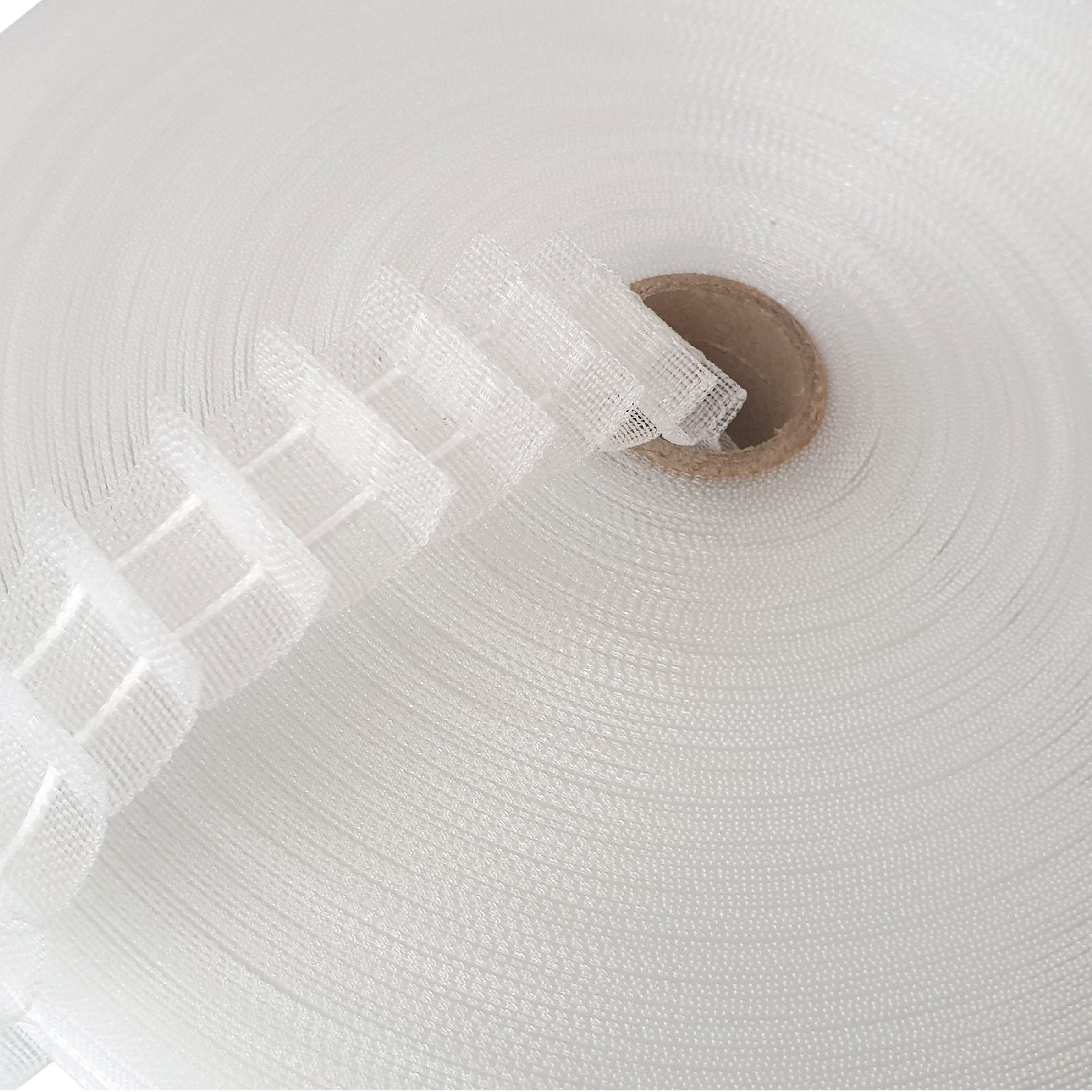 Bestlivings Faltenband FM-25-11, Gardinen, Vorhänge, Gardinenstoff, Bleistiftband "Transparent" 25mm, 1:2 Gardinenband zum Aufnähen