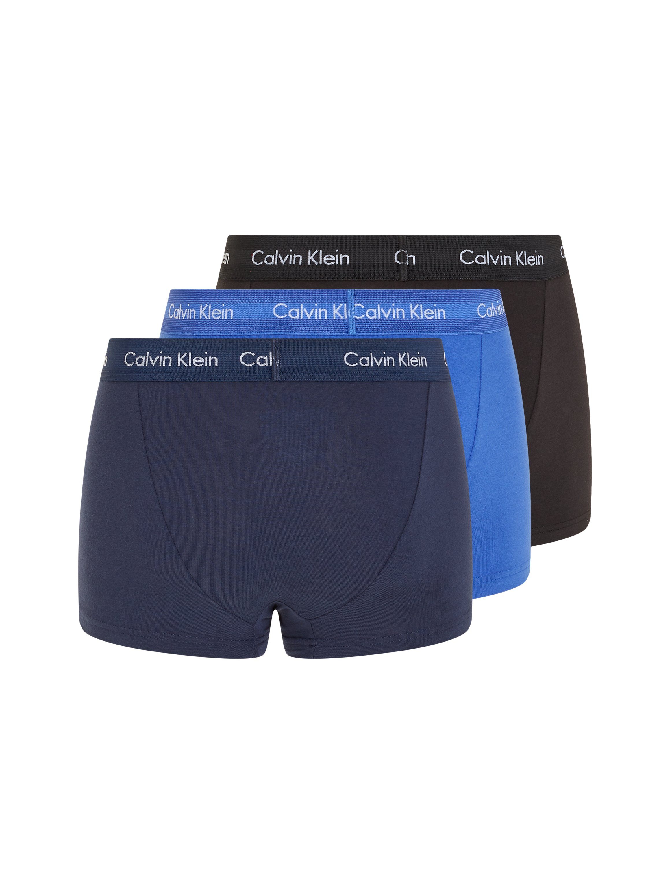 Calvin blautönen Klein Underwear (3-St) Hipster in