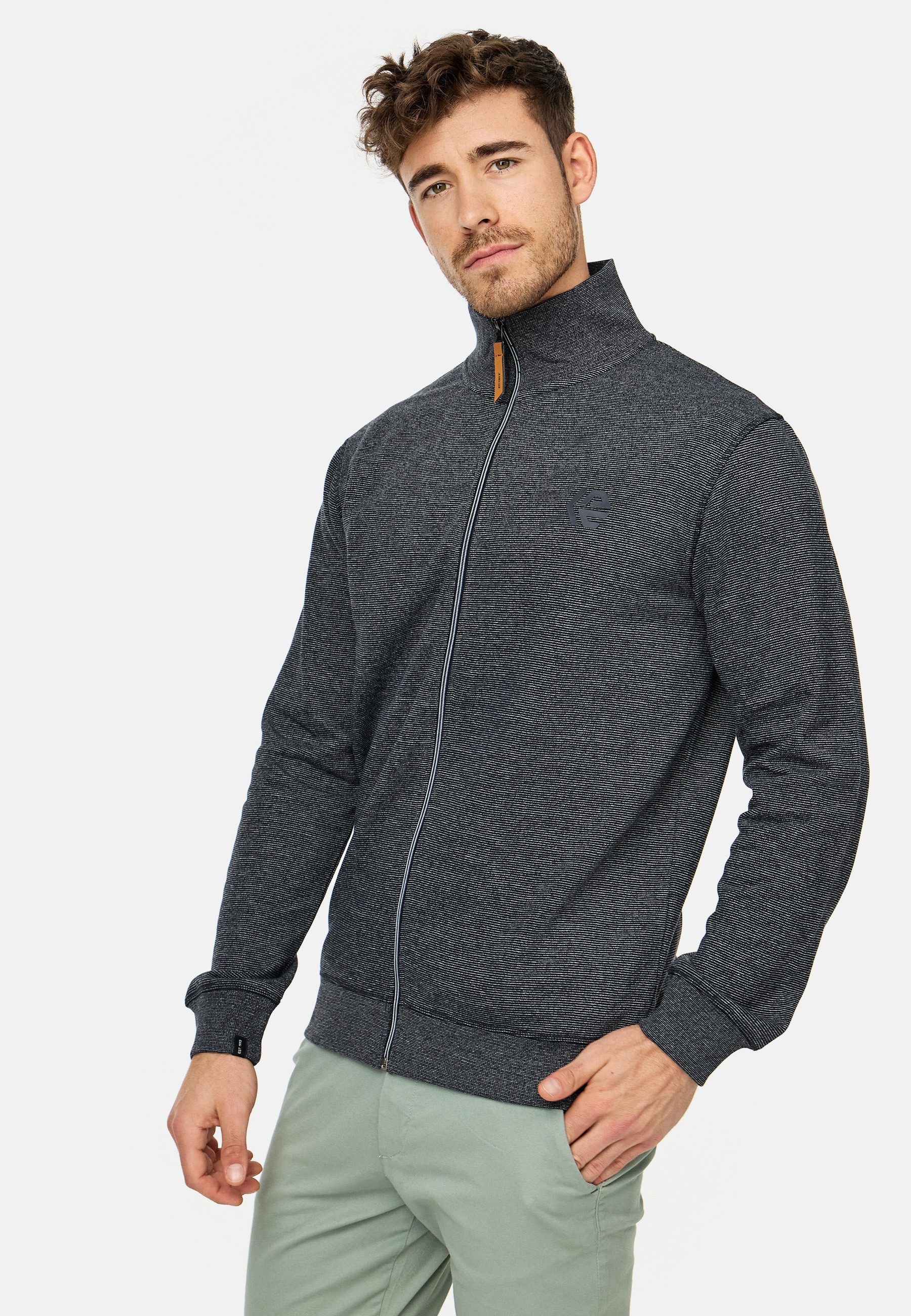 Indicode Sweatjacke Herren INYanic Herrenjacke Reißverschluss