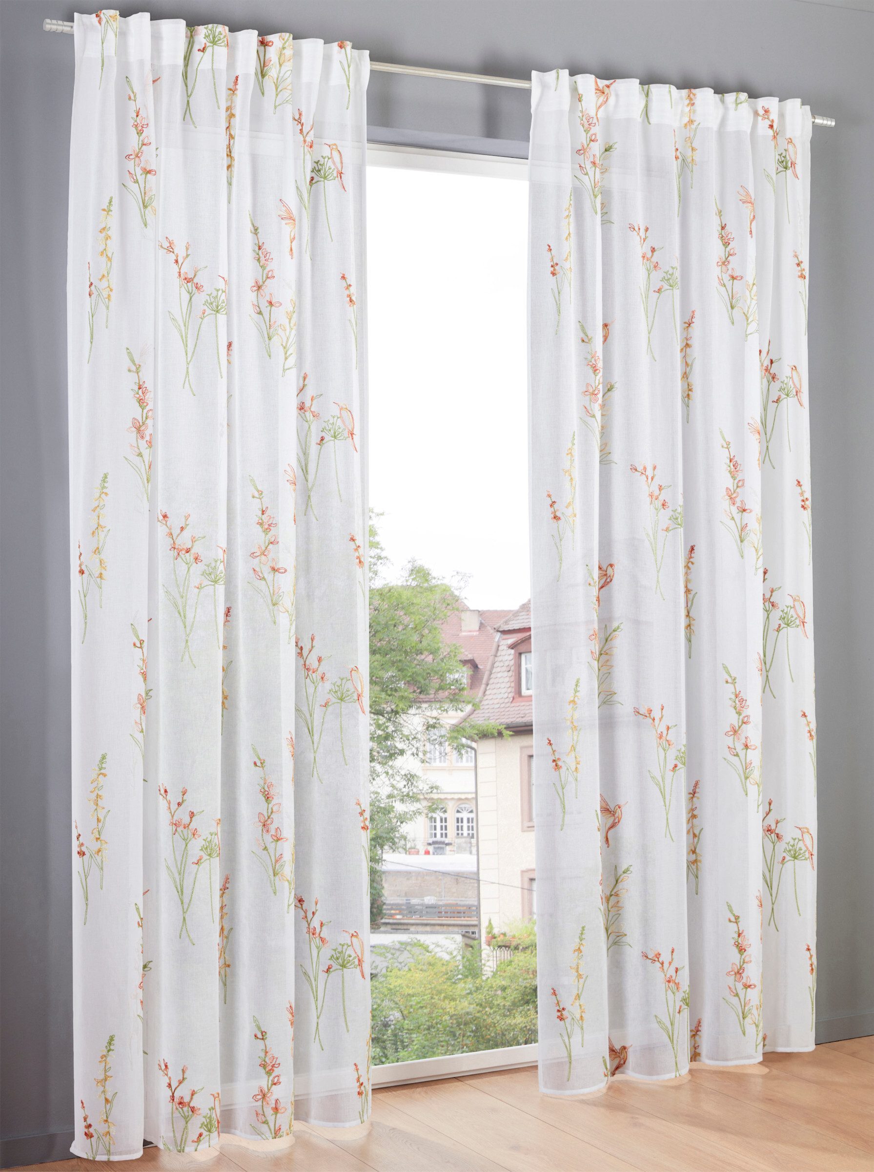 heine Gardine Dekostore . (1 St), Multifunktionsband, halbtransparent, Fert günstig online kaufen