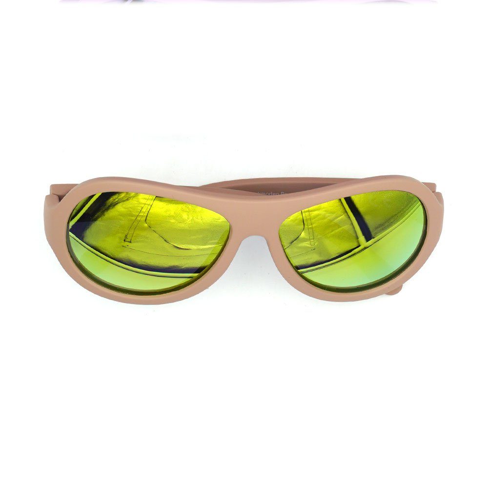 MAXIMO Sonnenbrille MINI-Sonnenbrille 'round' 3-6 J., Filterkat. 3, UV beige