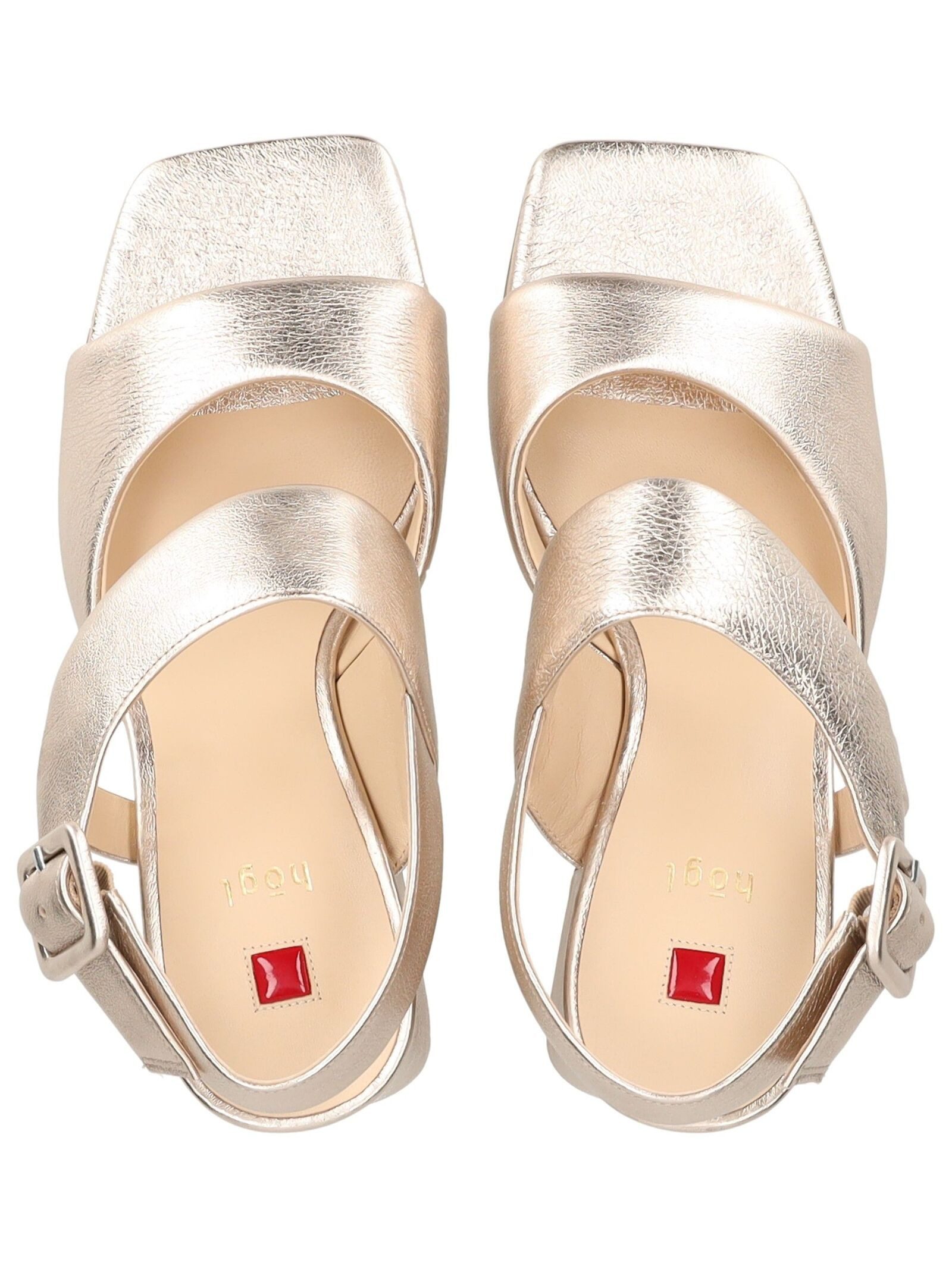 Högl Sandalen Leder . High-Heel-Sandalette