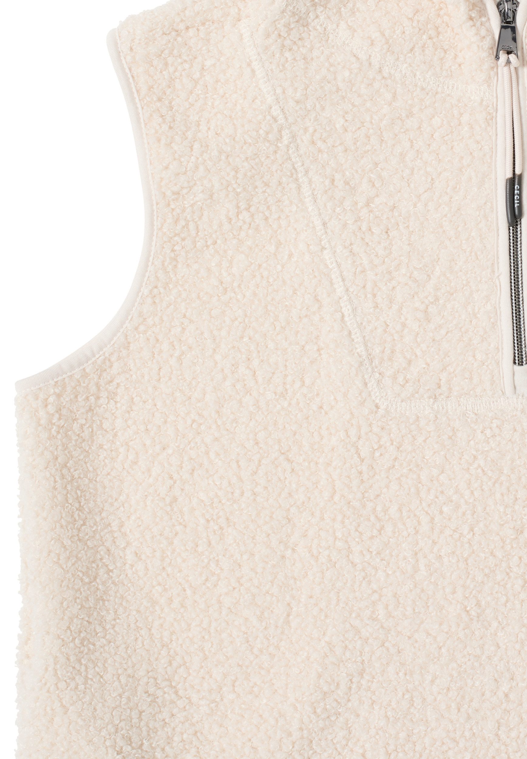 CECIL Kurzweste TOS Teddy Troyer Vest With Hoo günstig online kaufen