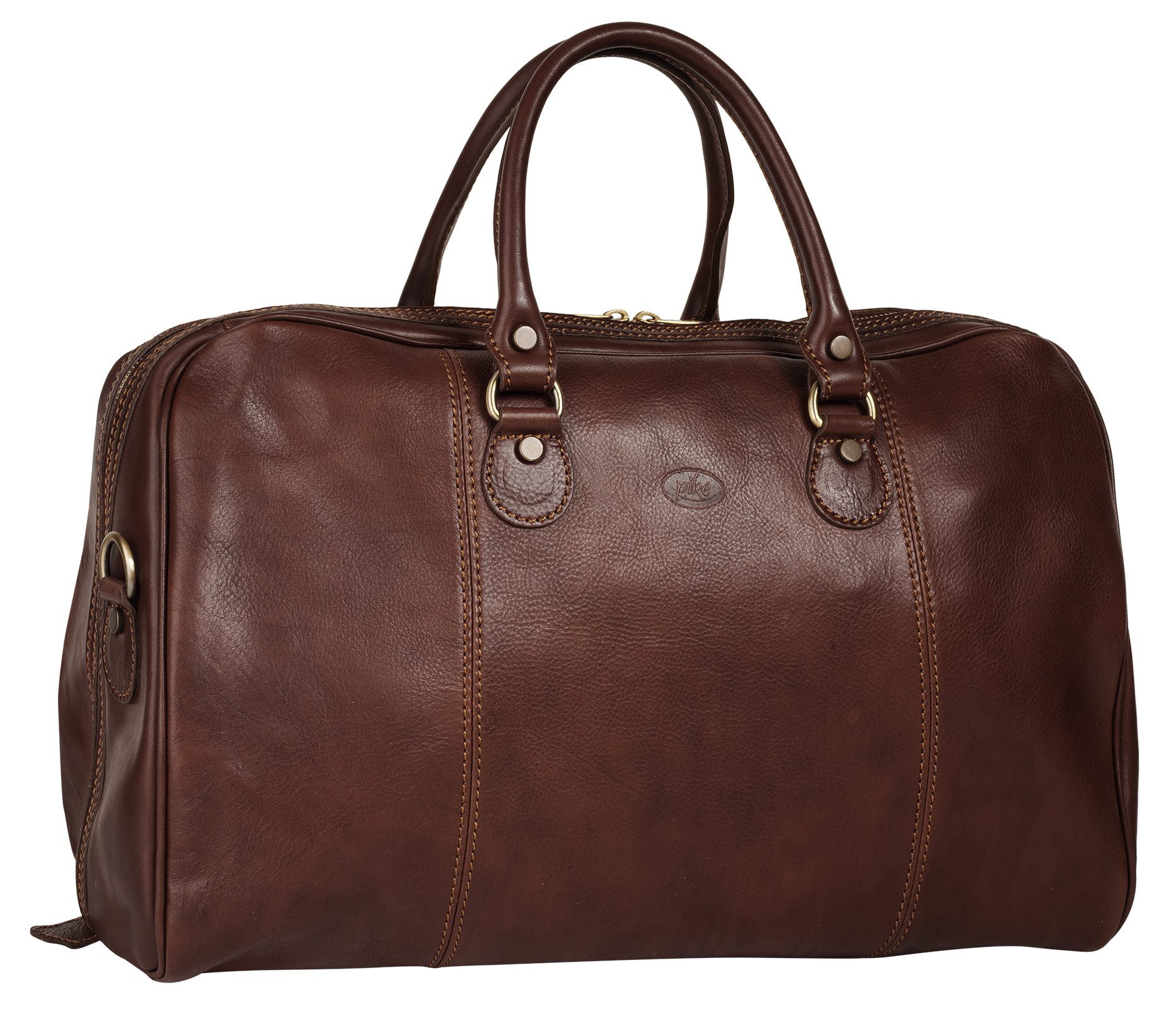 Piké Reisetasche CALABRIA MEDIO, echt Leder, Made in Italy