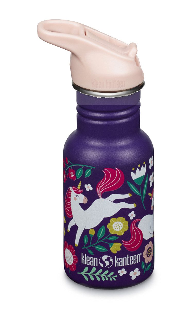 Klean Kanteen Trinkflasche Edelstahl Kindertrinkflasche, Flip Sport, 355ml