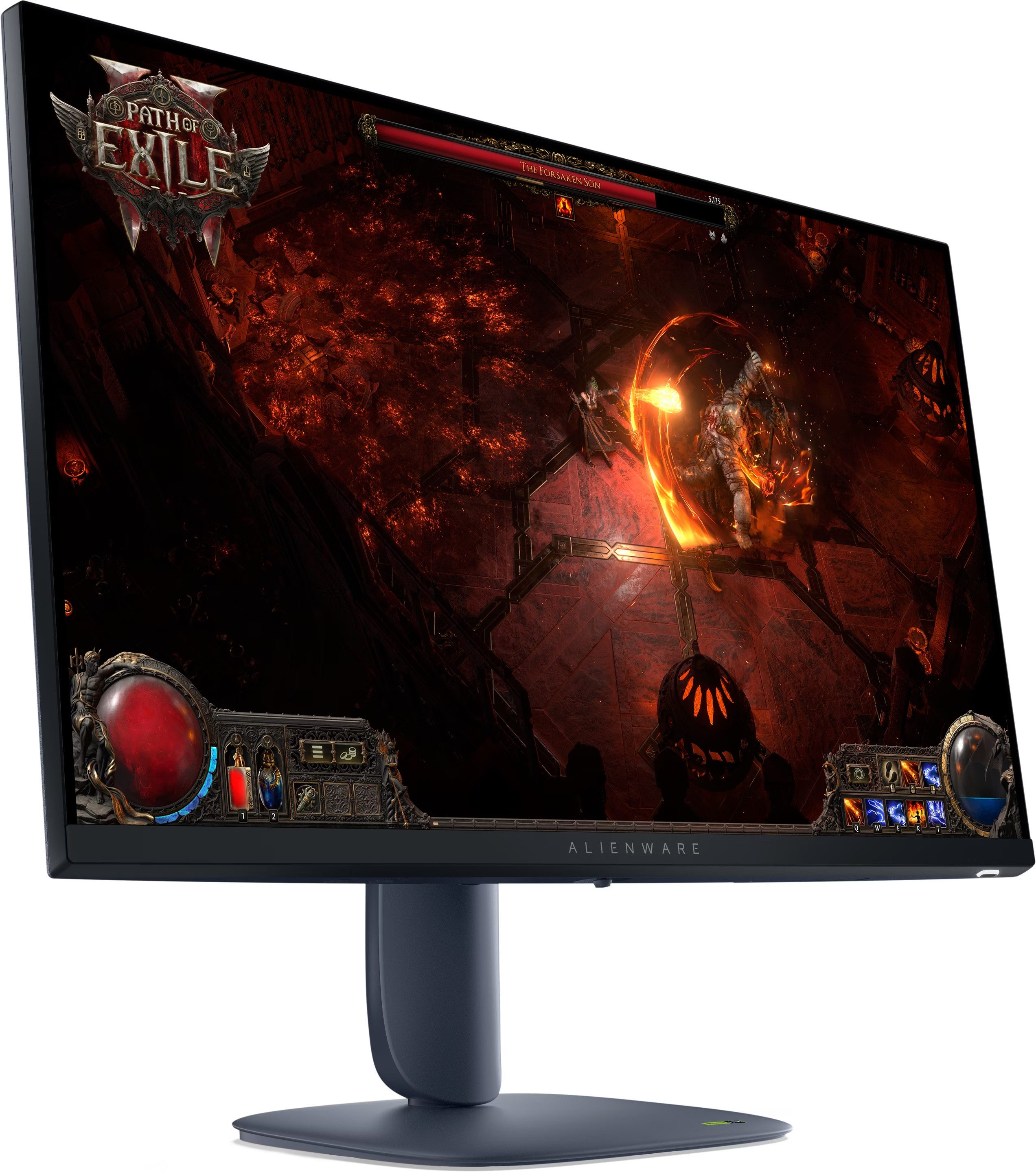 Dell Alienware AW2725DM Gaming-Monitor (2560×1440 px, QHD, 1 ms Reaktionszeit, 240 Hz,  IPS,  NVIDIA G‑SYNC Ultimate, 240 Hz, 1 ms GtG, HDR400)