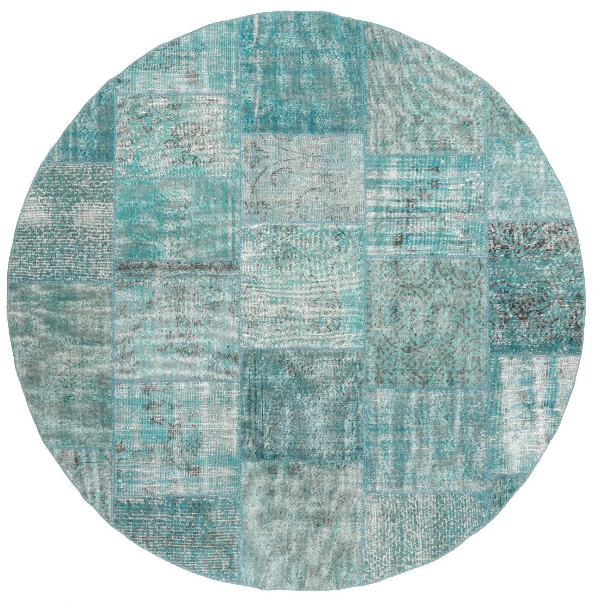 Carpet Avenue Teppich Patchwork 244x244, Rund, Höhe: 8 mm