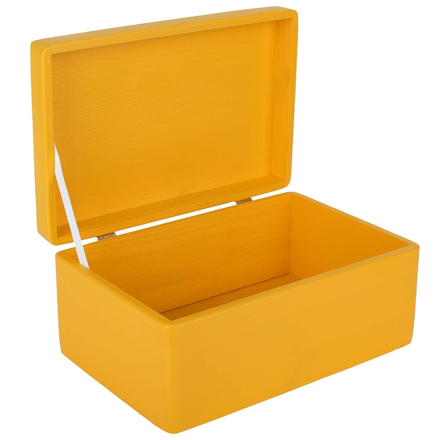 Creative Deco Holzkiste mit Deckel Groß Erinnerungsbox Baby 30 x 20 x 14 cm