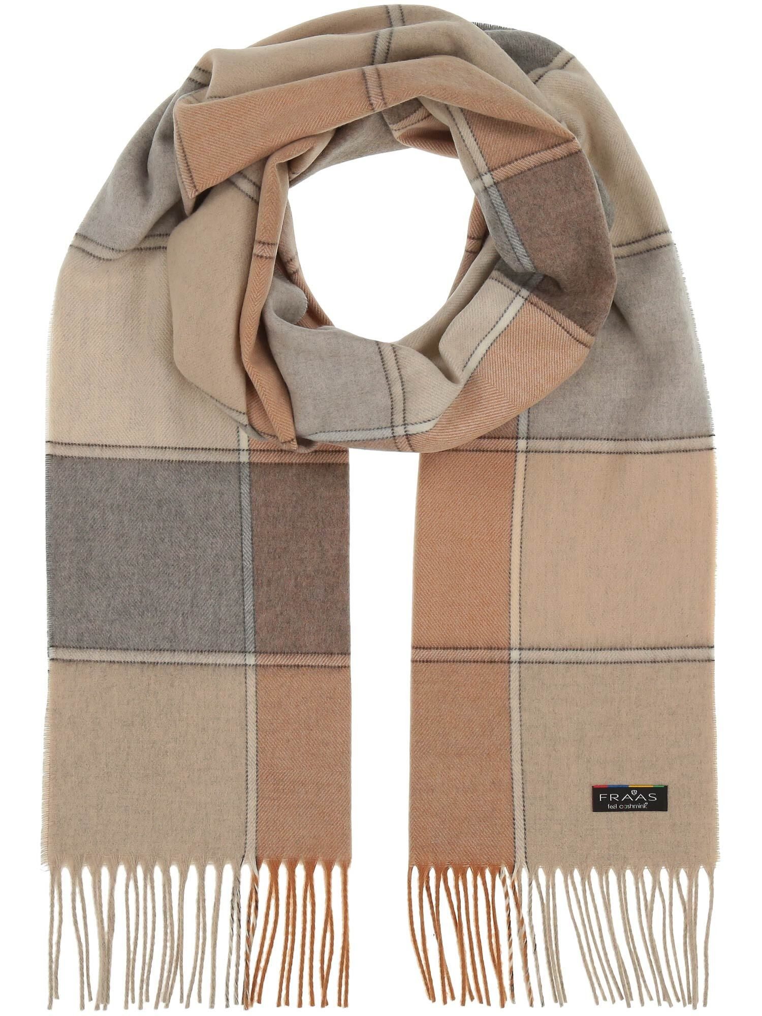 Fraas Modeschal Cashmink® Schal, (mit Fransen)