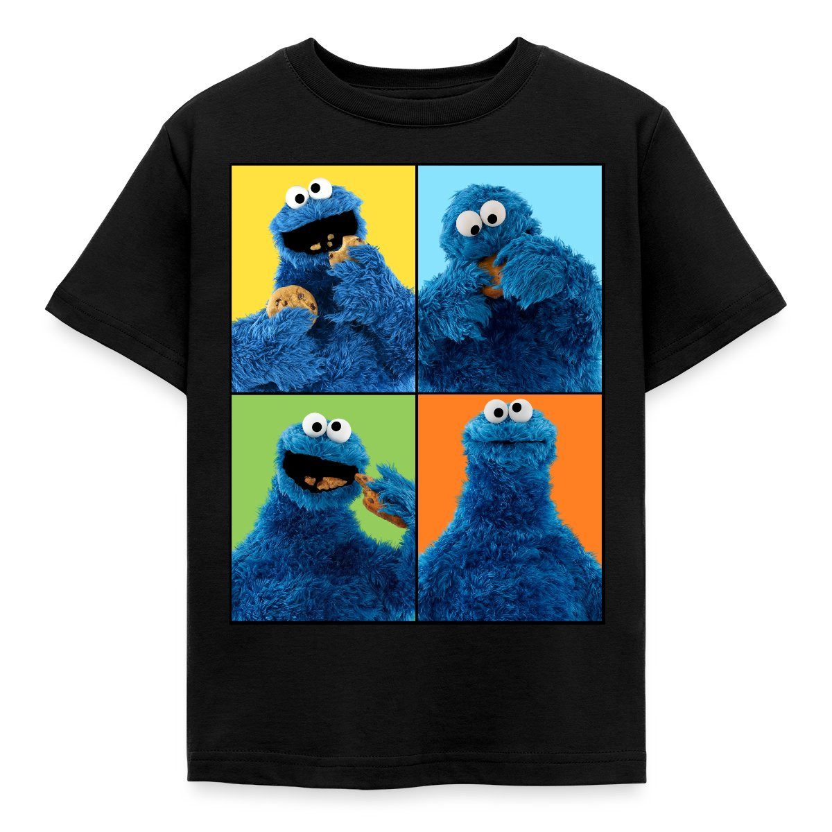 T-Shirt Sesamstraße Krümelmonster Posen Kinder T-Shirt