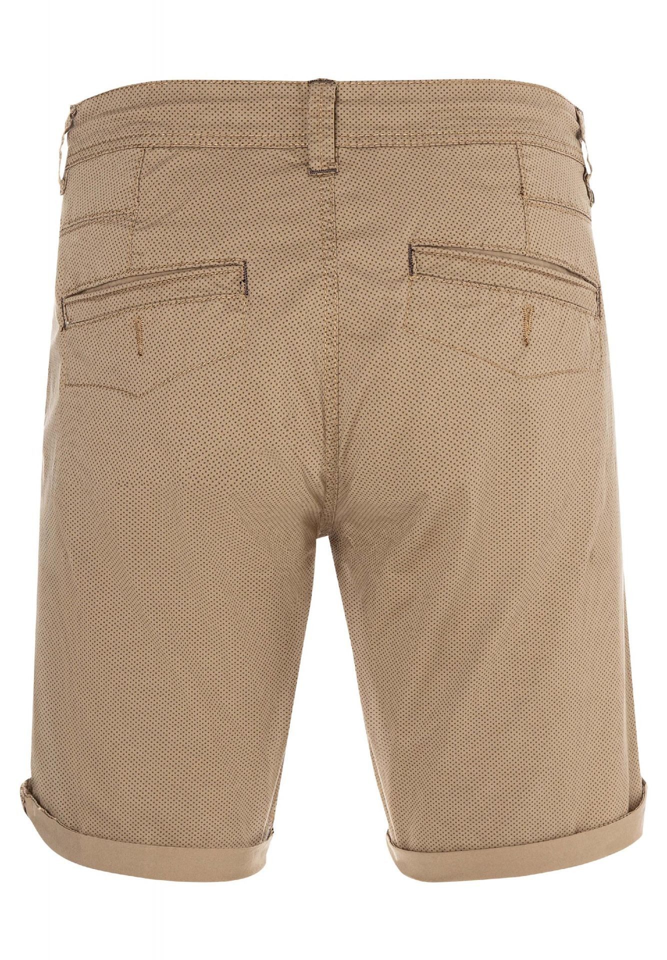 TIMEZONE Chinoshorts mit Kordelzug LucaTZ für Herren Baumwolle Slim fit gemustert elastisch Reißverschluss