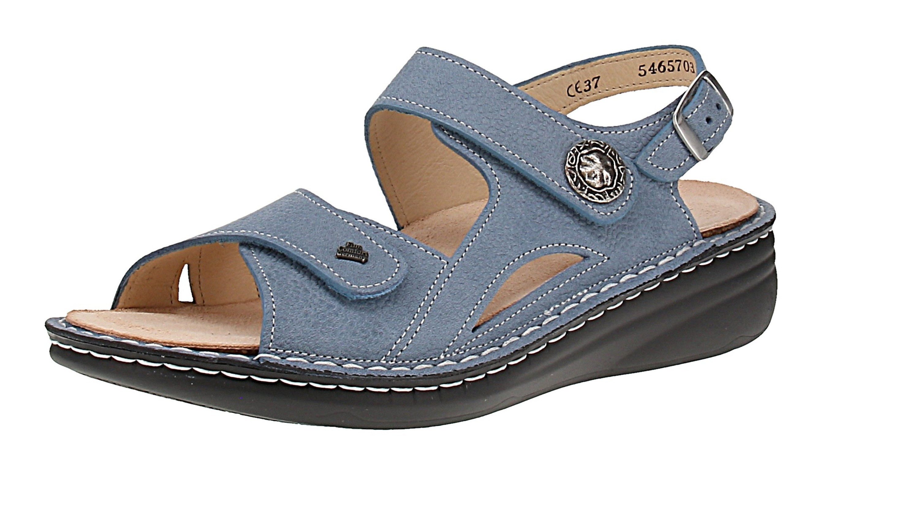 Finn Comfort 02641-834214 Barbuda - Damen Sandalen - Sky Sandale