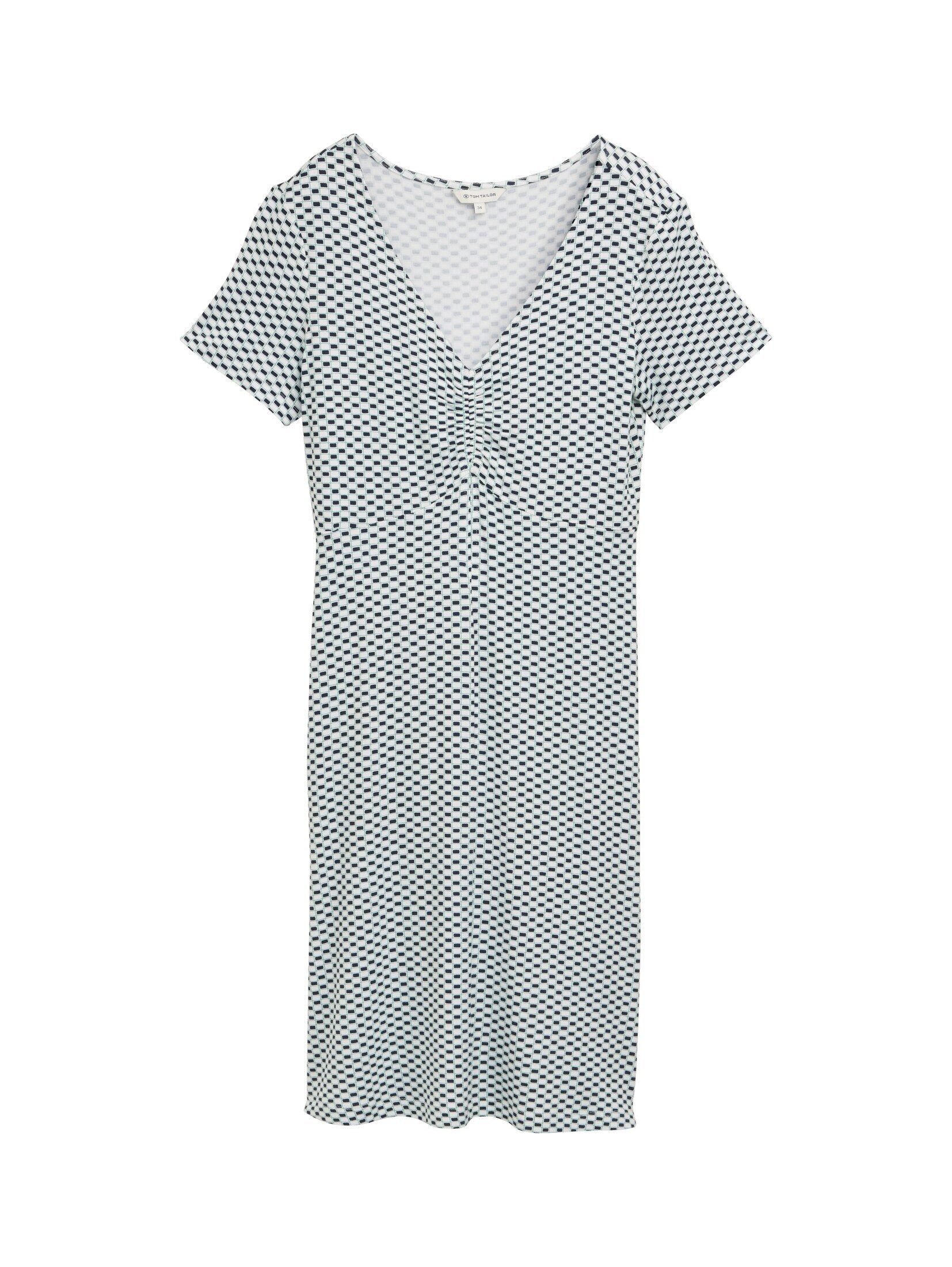 TOM TAILOR Sommerkleid Kleid mit Raffungen günstig online kaufen