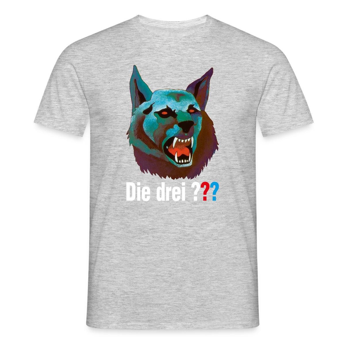 T-Shirt Die Drei Fragezeichen Der Karpatenhund Männer T-Shirt