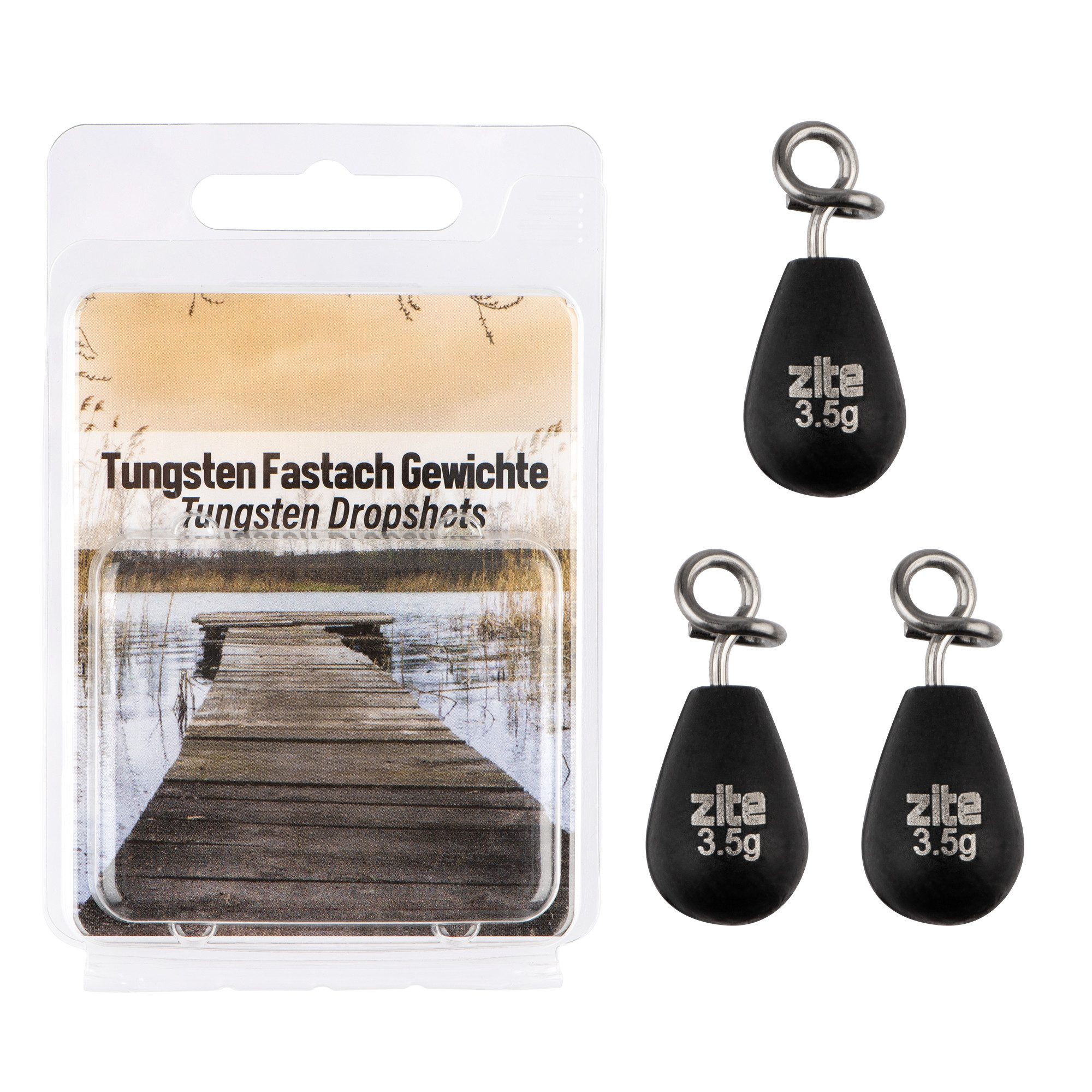 Angelgewicht Tungsten Fastach Gewichte Gr. 3,5-14g Beschichtet Jika Rig Angeln