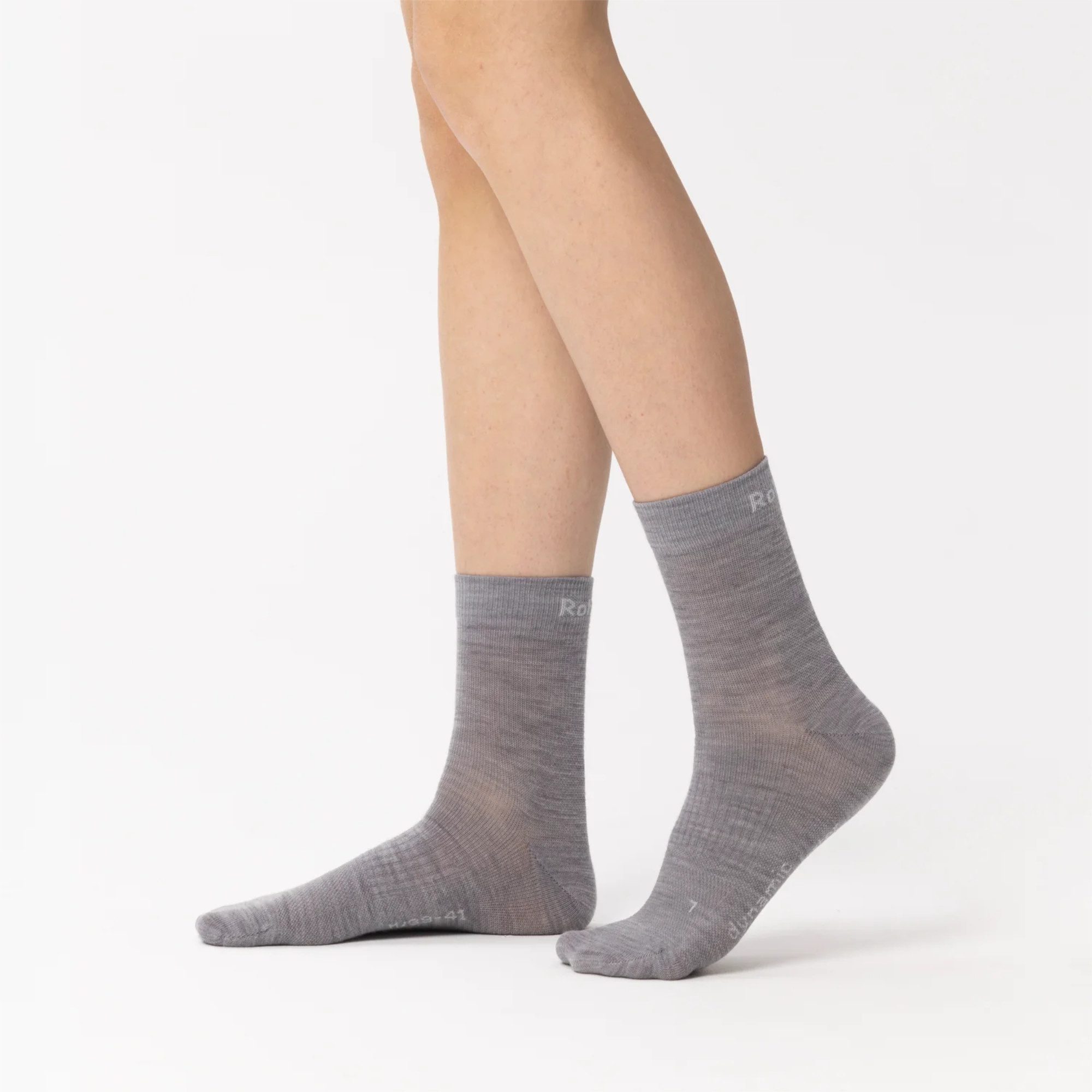 Rohner Socks Wandersocken Dynamic Merino Quarter l/r Outdoor-Socke hellgrau