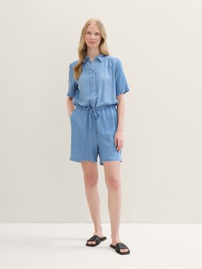 TOM TAILOR Jumpsuit Kurzer Overall im Jeans Look