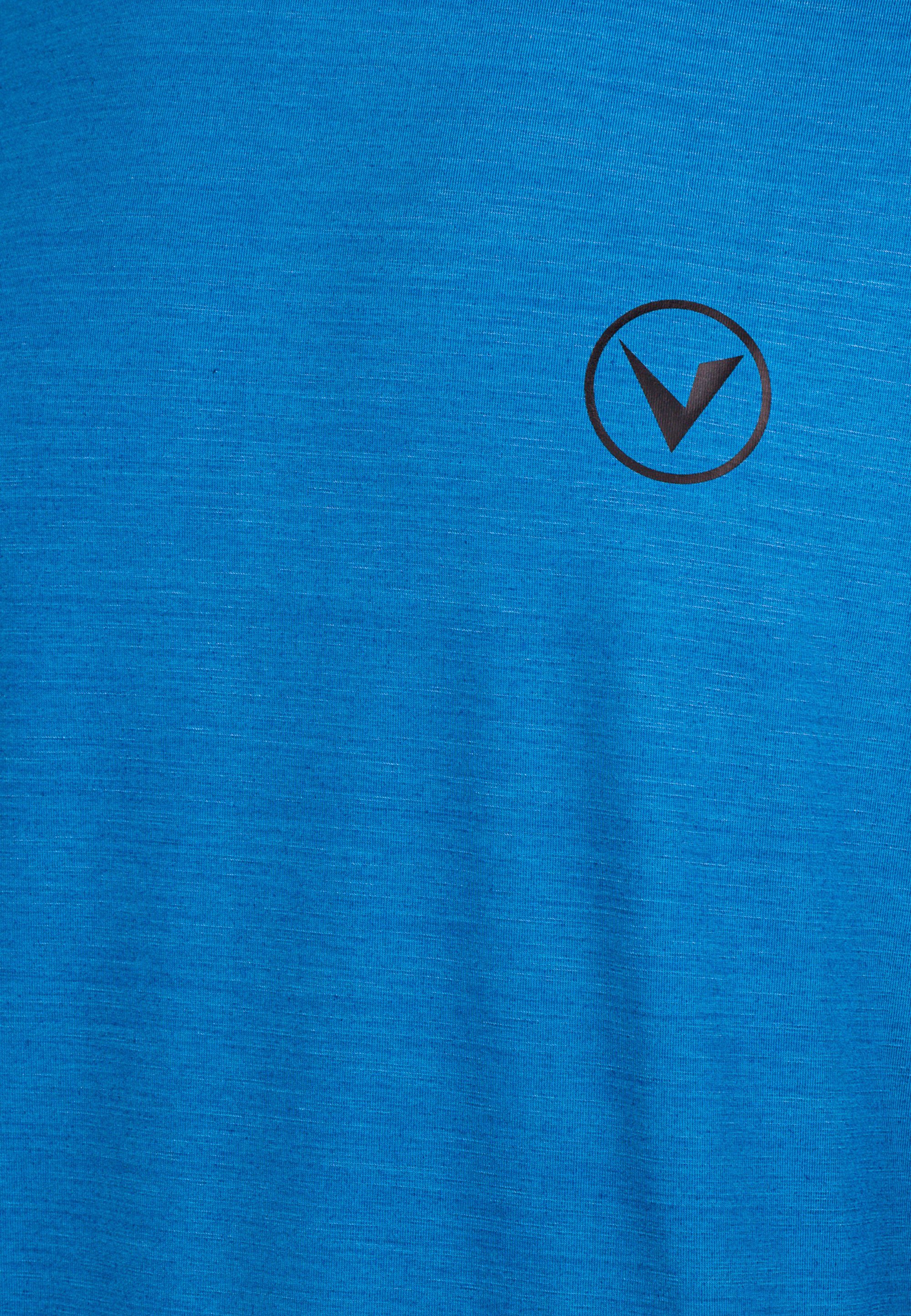 Virtus Dry-Technologie M JOKERS L/S blau-meliert (1-tlg) mit Langarmshirt innovativer Quick