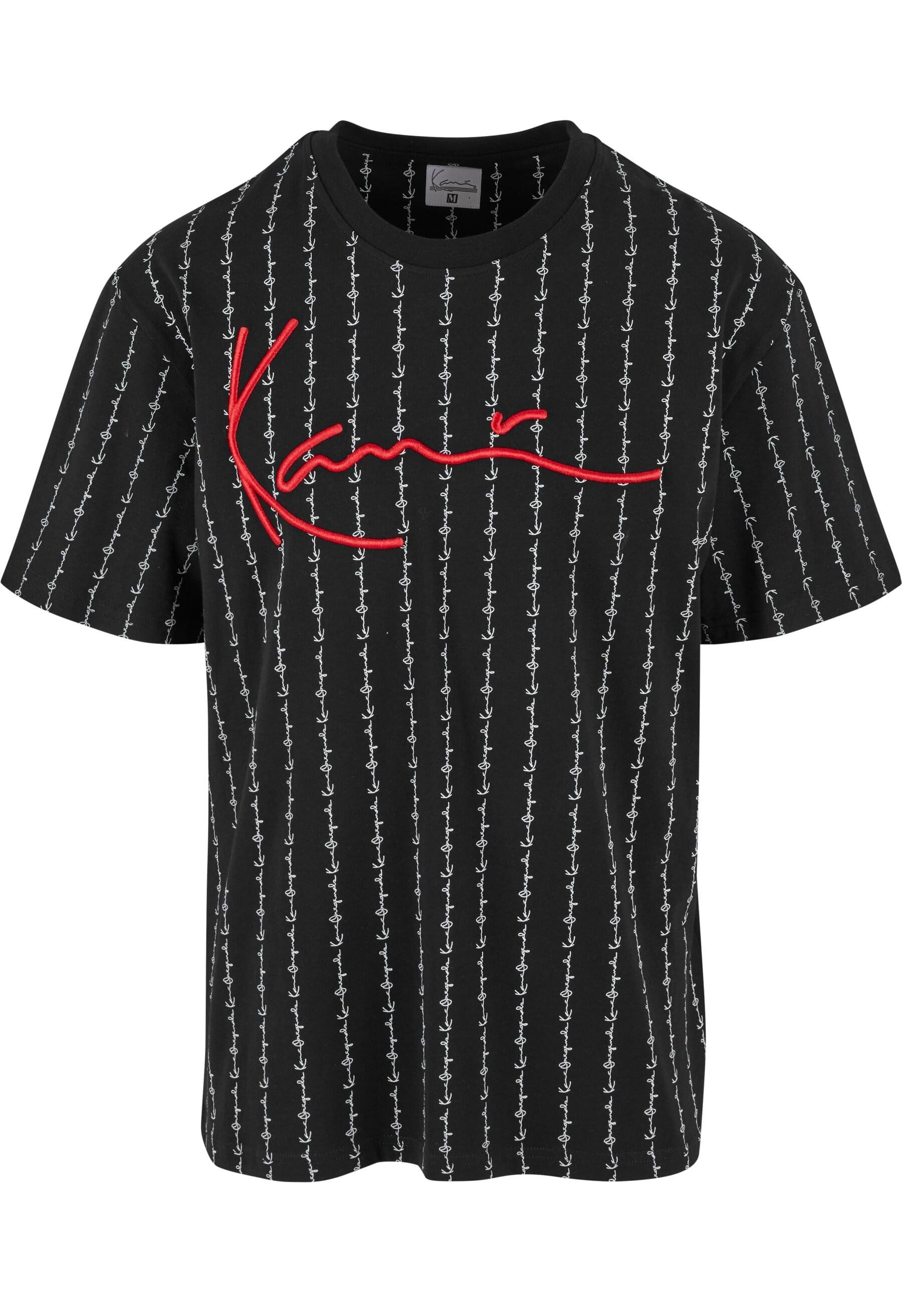 Karl Kani T-Shirt Karl Kani Herren KKMQ12130BLK Signature Logo Pinstripe Te günstig online kaufen
