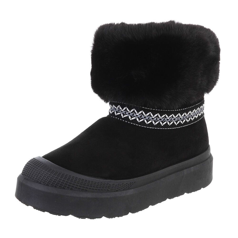Ital-Design Damen Snowboots Freizeit Snowboots (87531760) Flach Stiefelette günstig online kaufen