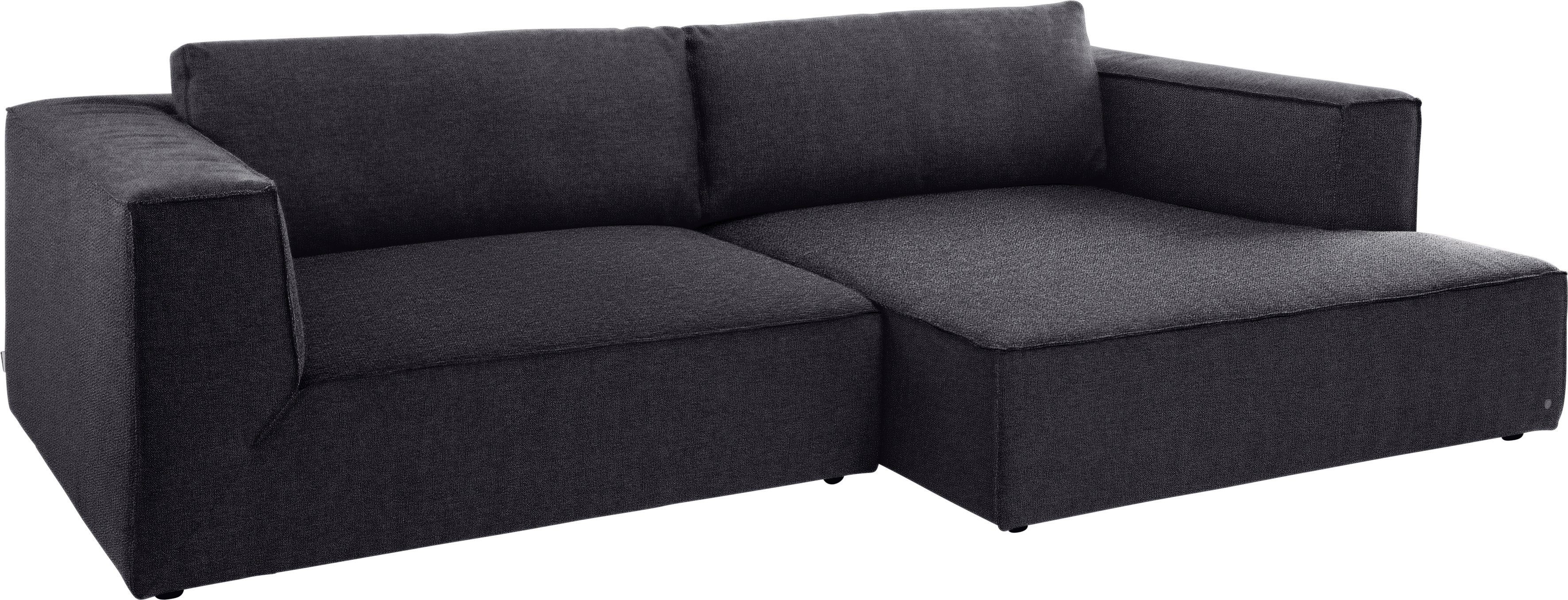 TOM TAILOR HOME Ecksofa Big Cube Style, 2 Teile, mit cleanen Stegkissen,  extra große Sitztiefe, Breite 270cm