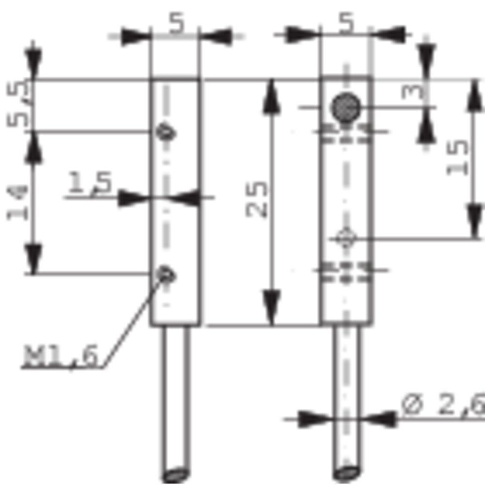 mm Sensor Induktiver (DW-AD-623-C5) DW-AD-623-C, CONTRINEX 5 PNP Näherungsschalter Contrinex x 5 bündig