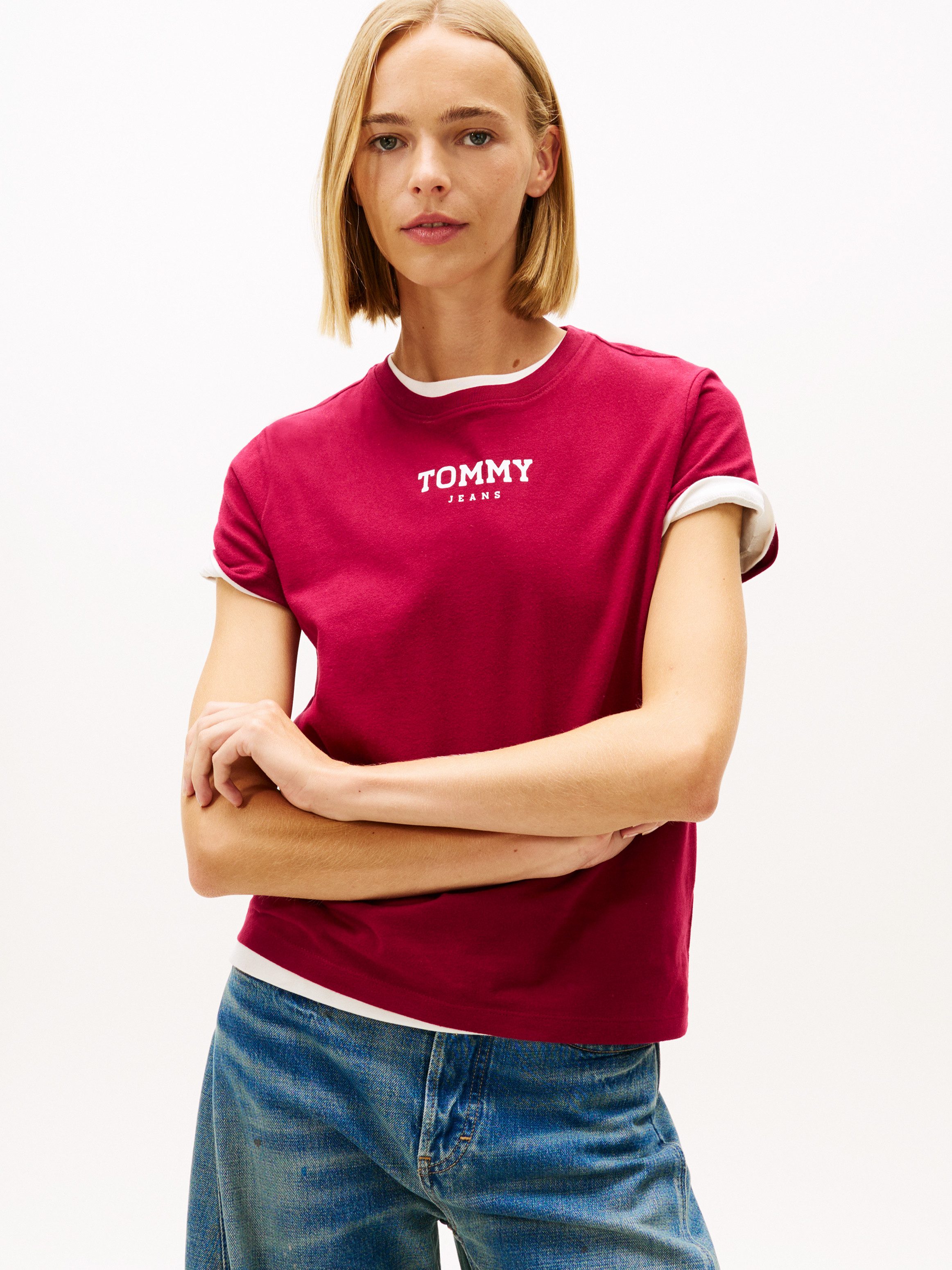Tommy Jeans Kurzarmshirt TJW REG ESSENTIAL LOGO 2 TEE EXT