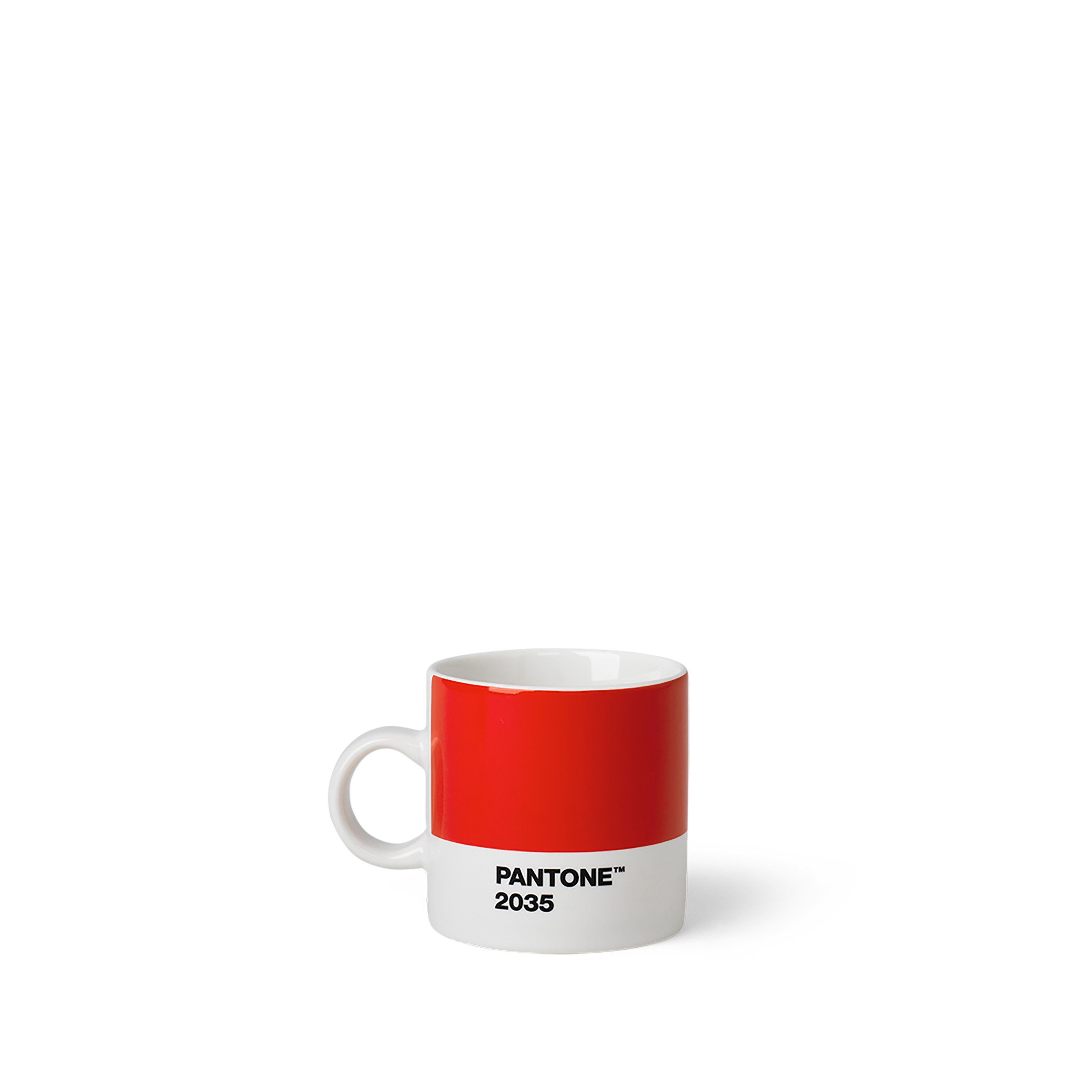 PANTONE Kaffeeservice, Fine Bone, PANTONE Porzellan Espressotasse, dickwandig, spülmaschinenfest, 120ml
