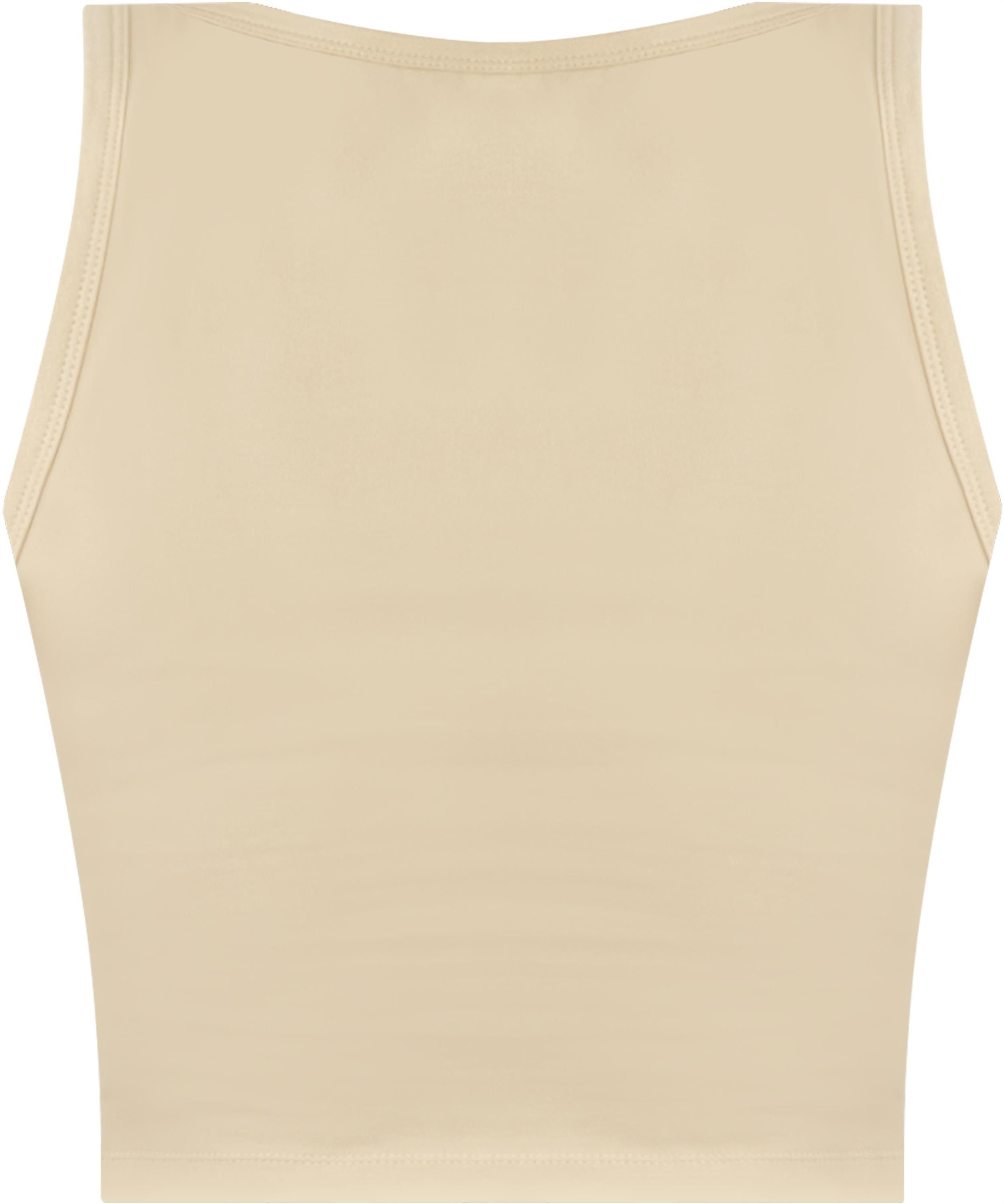 Janice Tanktop 2 x Damen crop Top Namlea Kurzes Tanktop aus Baumwolle