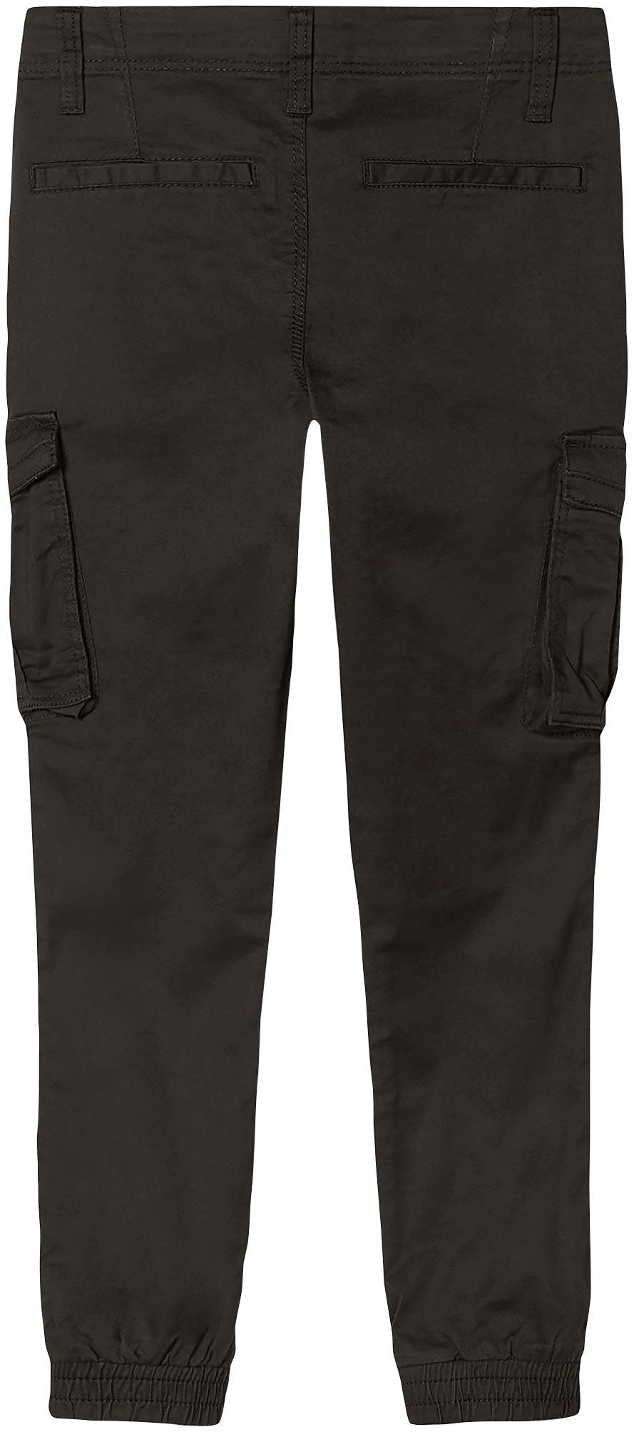 Name It Cargohose NKMRYAN – für Jungen mit verstellbarem Bund und Stretchkomfort unifarben, casual, regular fit, Twill