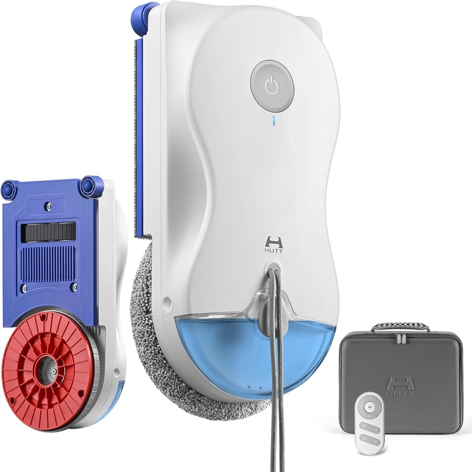 HUTT Fenstersauger R10 Fensterputzroboter, Hybrid Nass-Trocken Reinigungssystem,7000pa, (1-St) Anti-Drop-System,Automatische Fensterreinigung