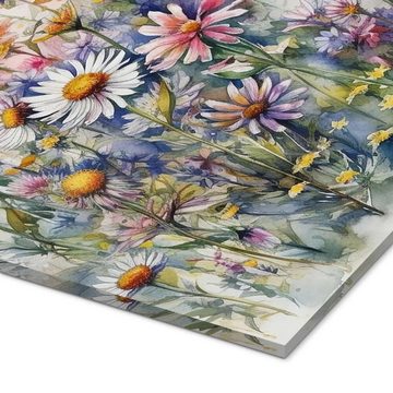 Posterlounge Acrylglasbild Ryley Gray, Wildblumen I, Landhausstil Malerei