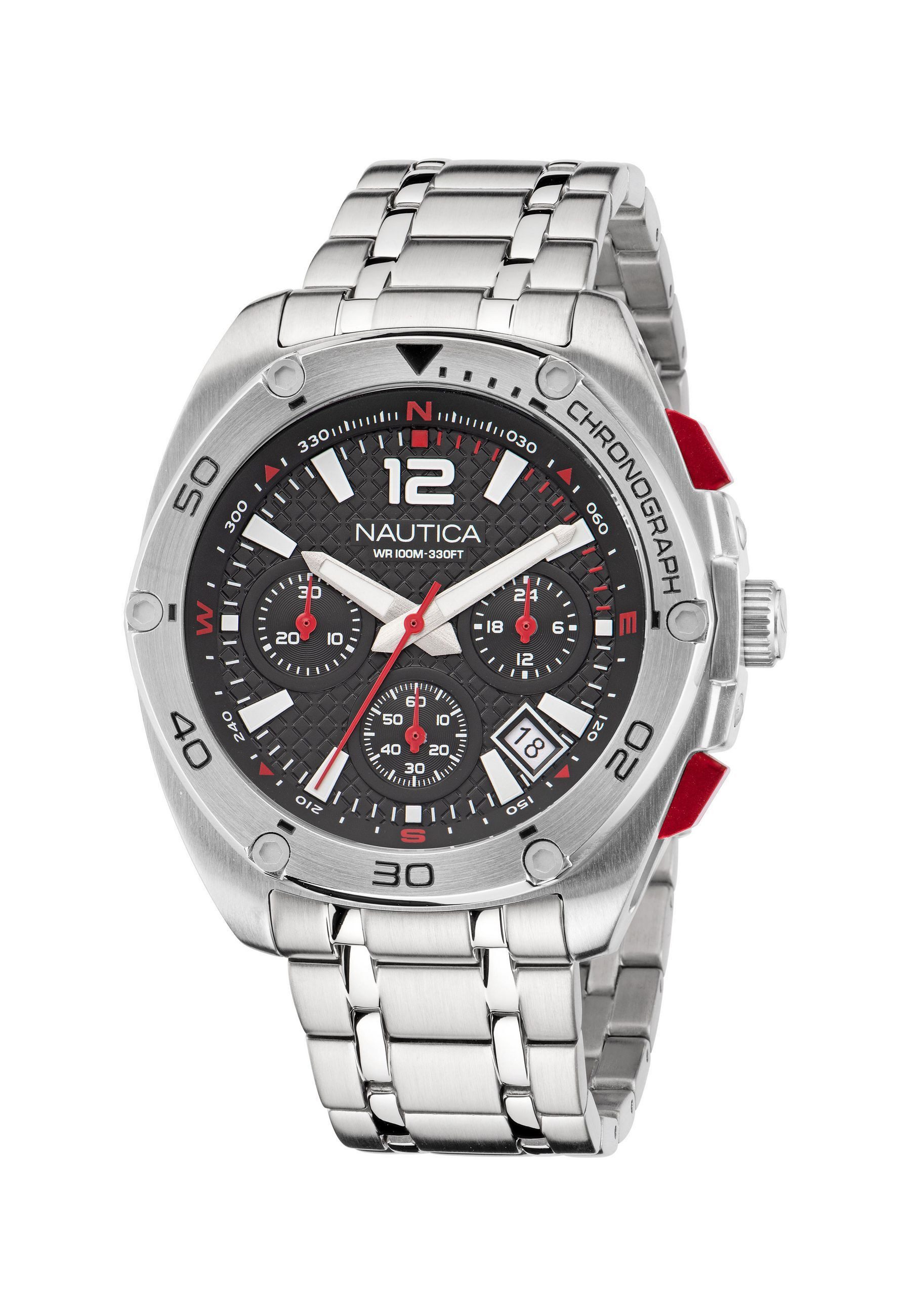 NAUTICA Quarzuhr TIN CAN BAY, (1-tlg), Quarz-Analoguhr