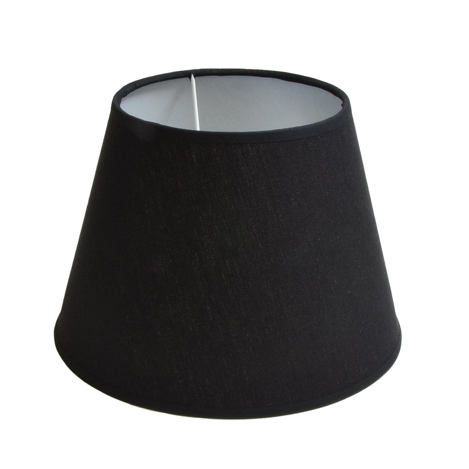 B&S Lampenschirm Lampenschirm kegelförmig aus Stoff H 19.5 x Ø 27.5 cm günstig online kaufen