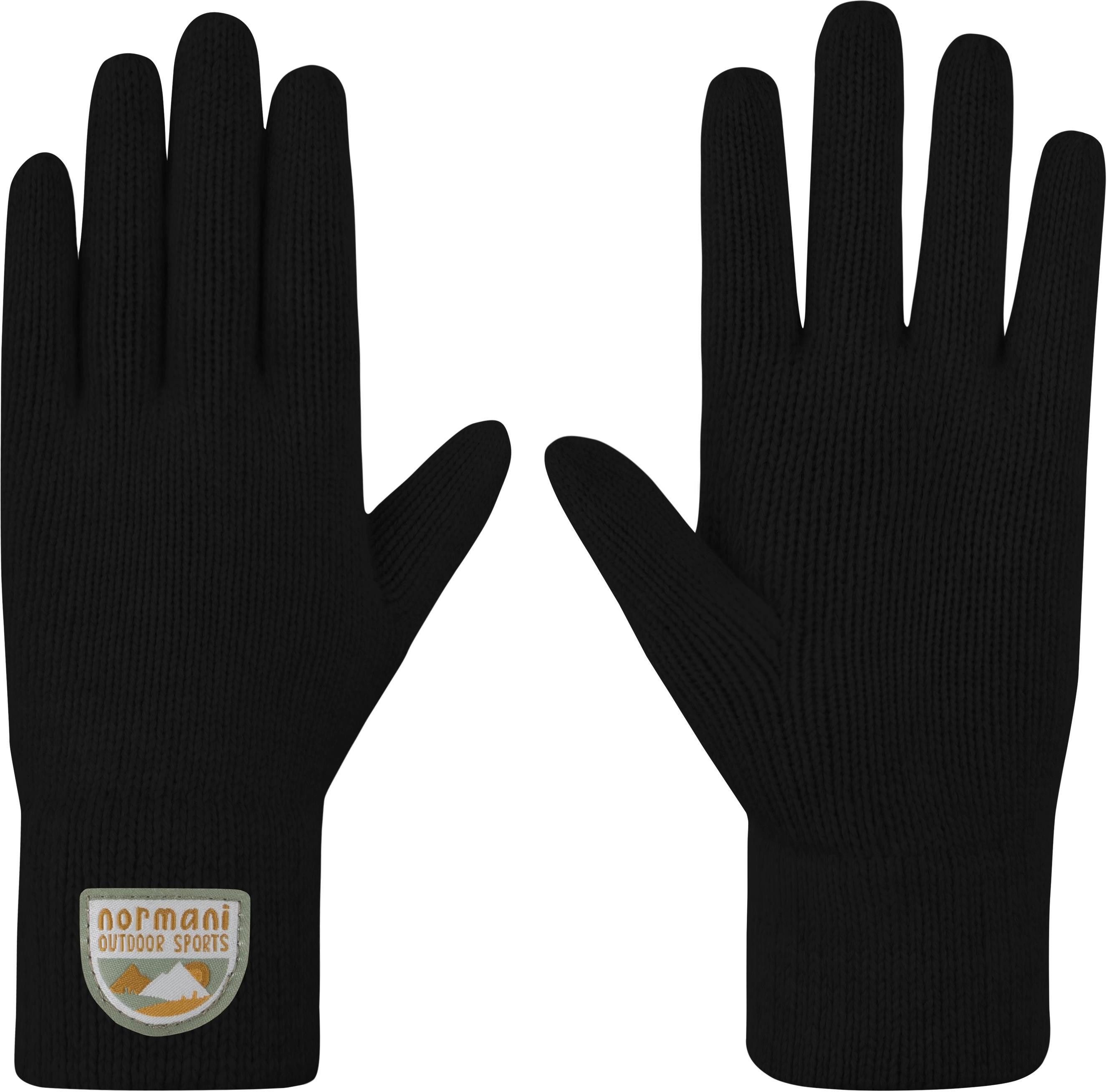normani Skihandschuhe Kinder Merino Strick-Fingerhandschuhe Berlingen Merinohandschuhe Strickhandschuhe aus 100 % Merinowolle – Bild 2 von 5
