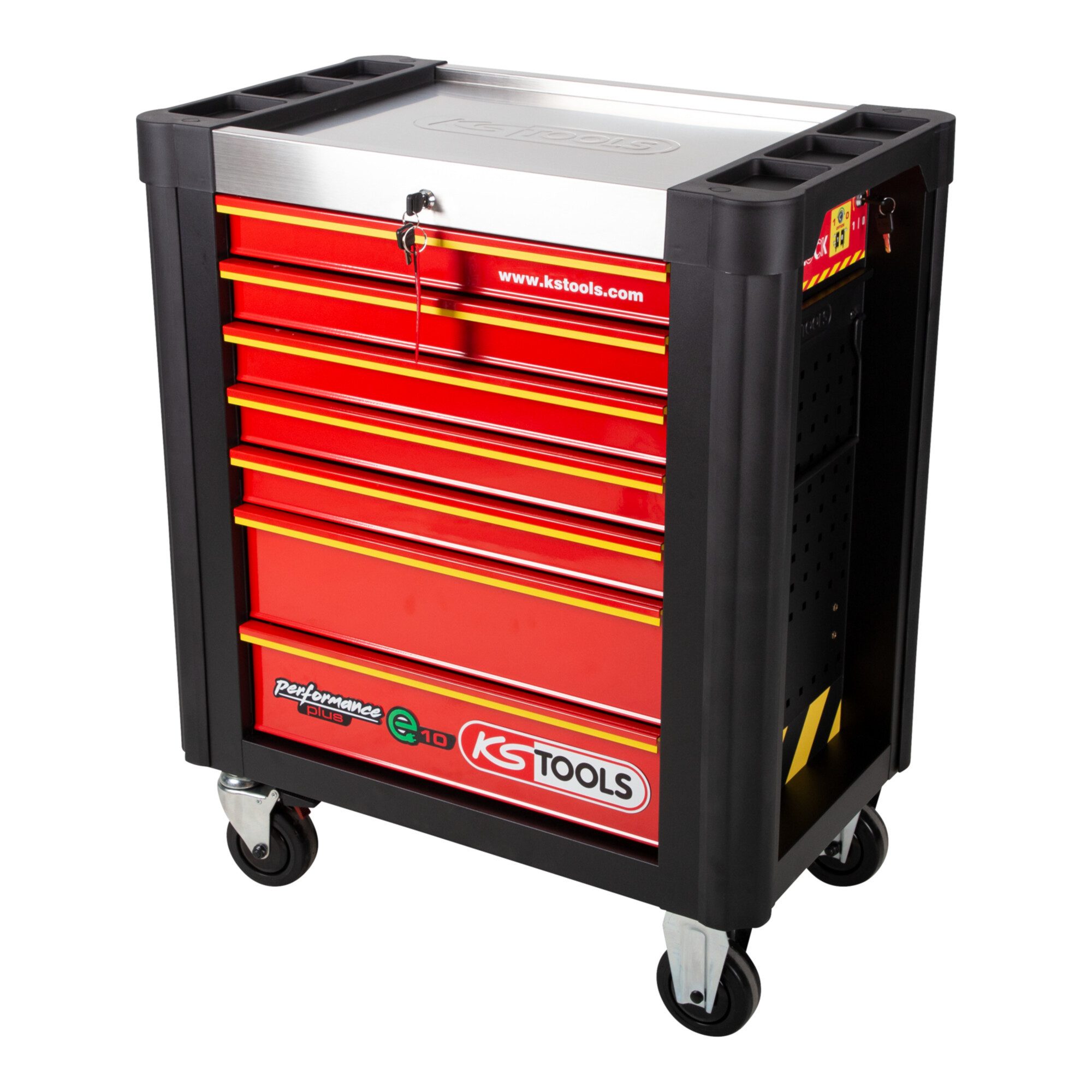 KS Tools Werkstattwagen KS Tools Werkstattwagen PERFORMANCEplus e10 mit isolierten Werkzeugen