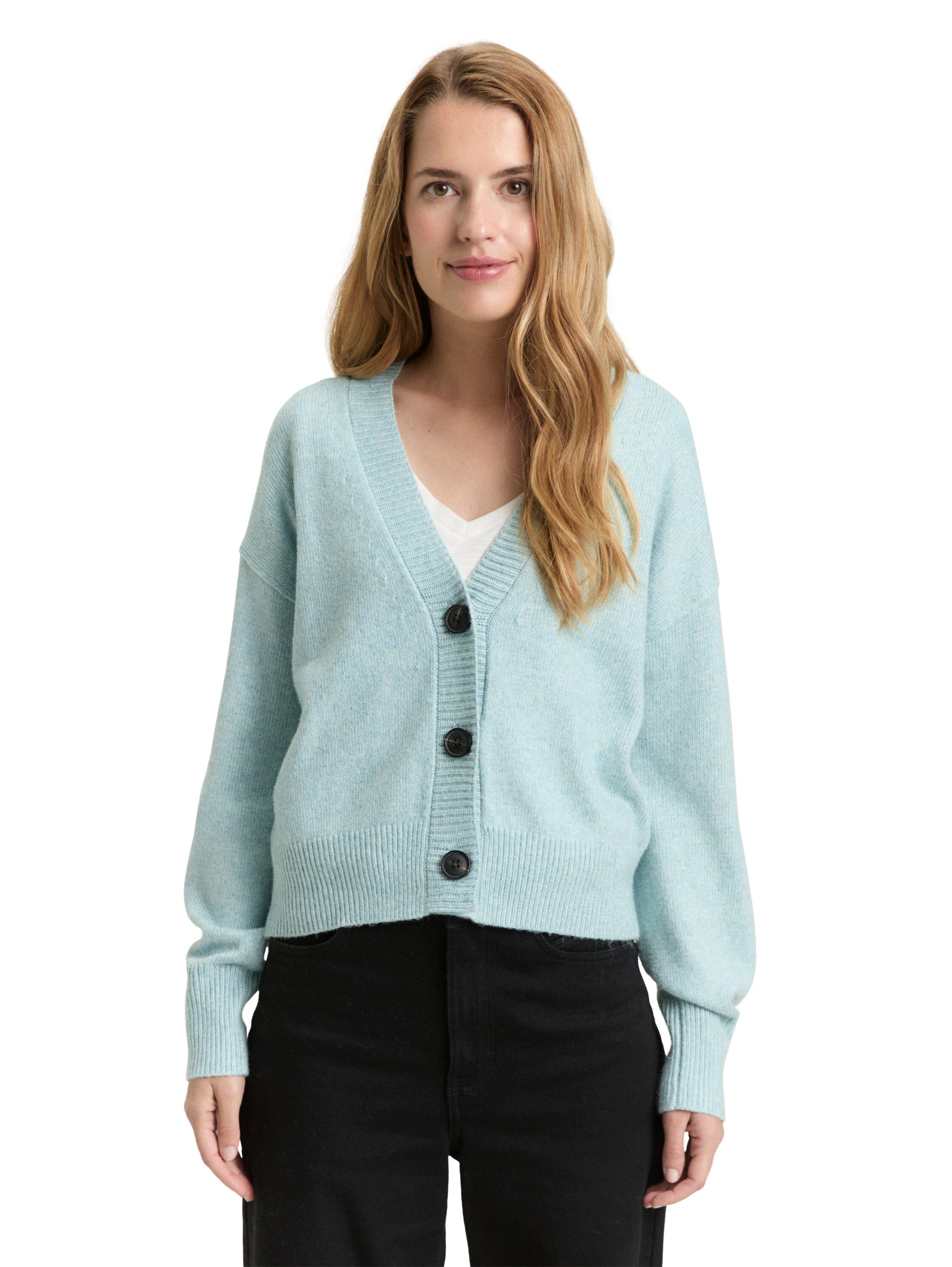 TOM TAILOR Cardigan mit Rippbündchen