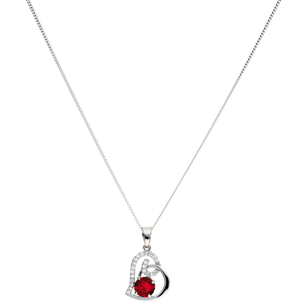 LÖB Kette mit Anhänger 18K Weißgold günstig online kaufen