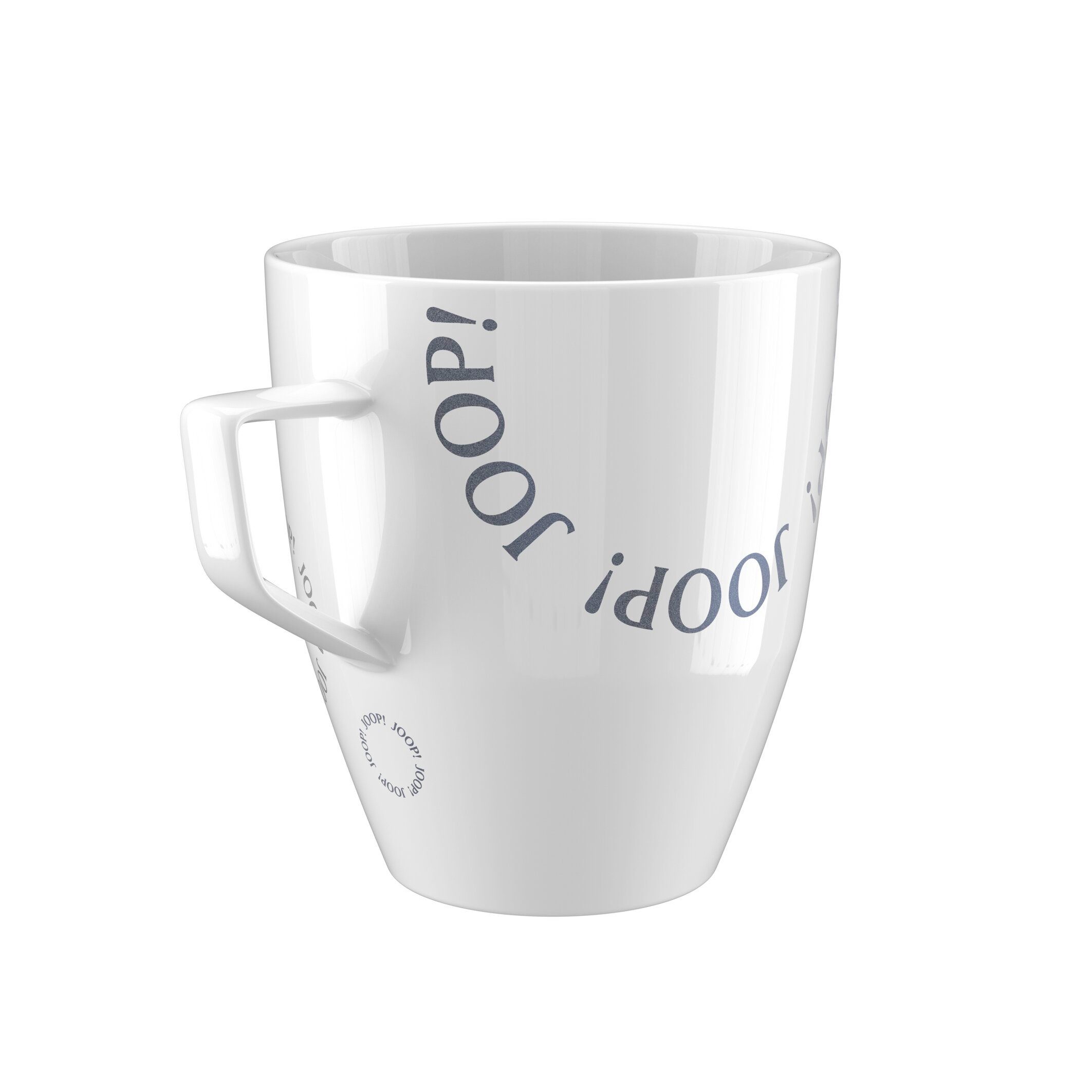 JOOP! Becher JOOP! LIVING - DINING GLAMOUR MUG LOGO CIRCLES, 1-tlg., Porzellan