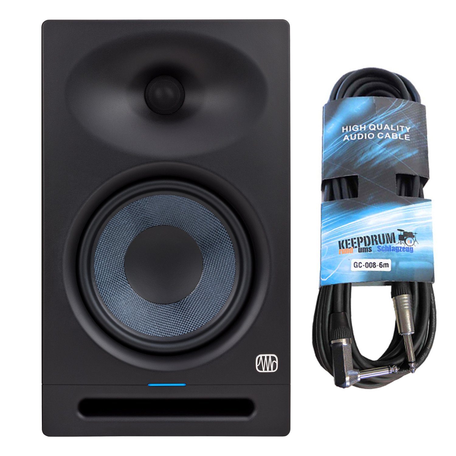 Presonus Presonus Eris Studio 8 Monitor-Box mit Klinkenkabel PC-Lautsprecher (Aktive Monitor-Box, 140 W, mit Klinkenkabel)