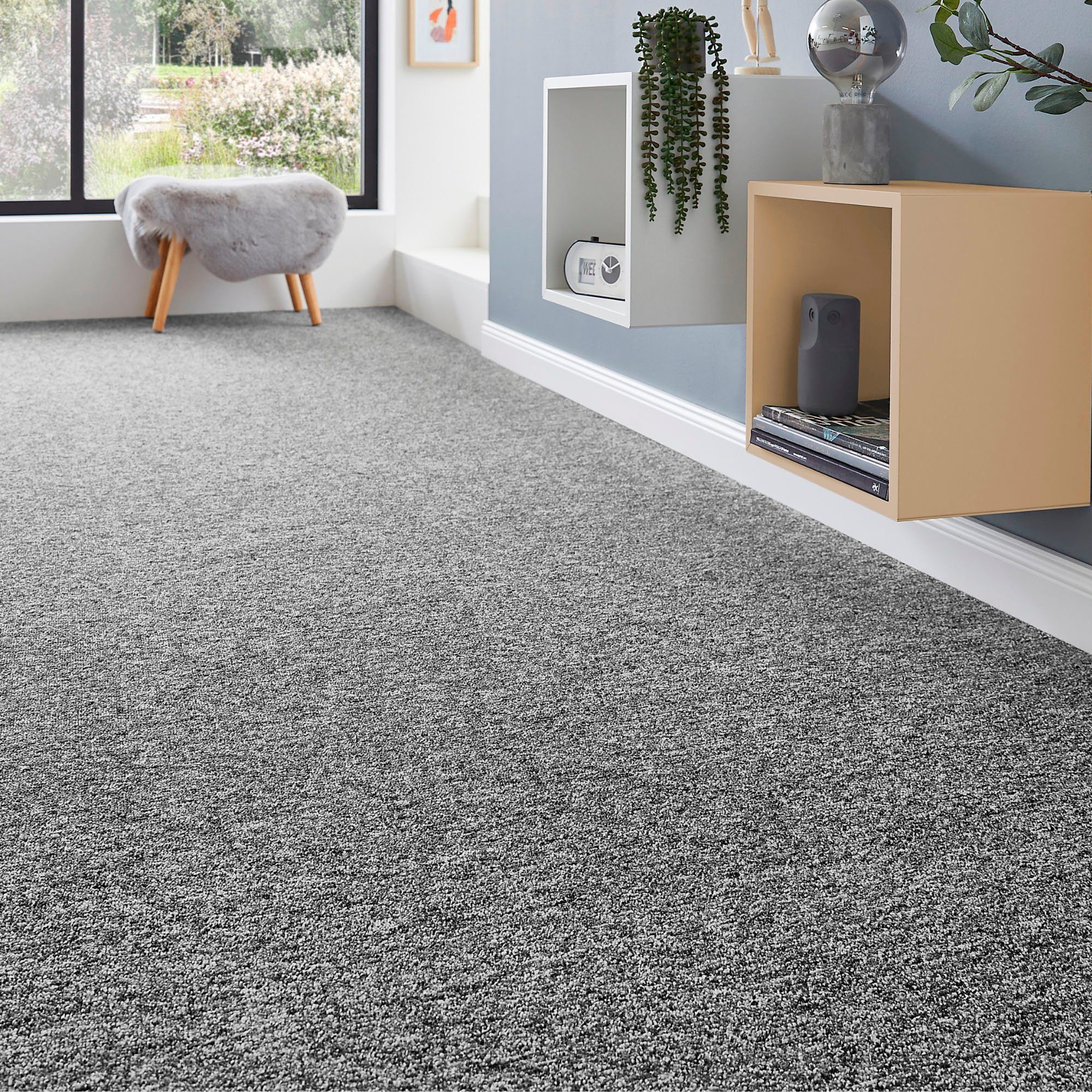 Andiamo Teppichboden Matz, Schlinge, Gesamthöhe 6 mm, Luxusklasse LC1, rechteckig, meliert, Breite 400 cm oder 500 cm, strapazierfähig & pflegeleicht
