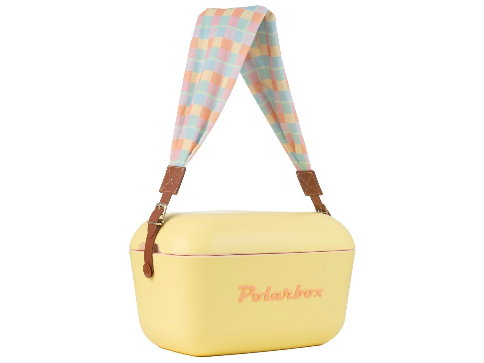 Polarbox Trageband Prinkstyle StrapVichy Check Brown 91cm