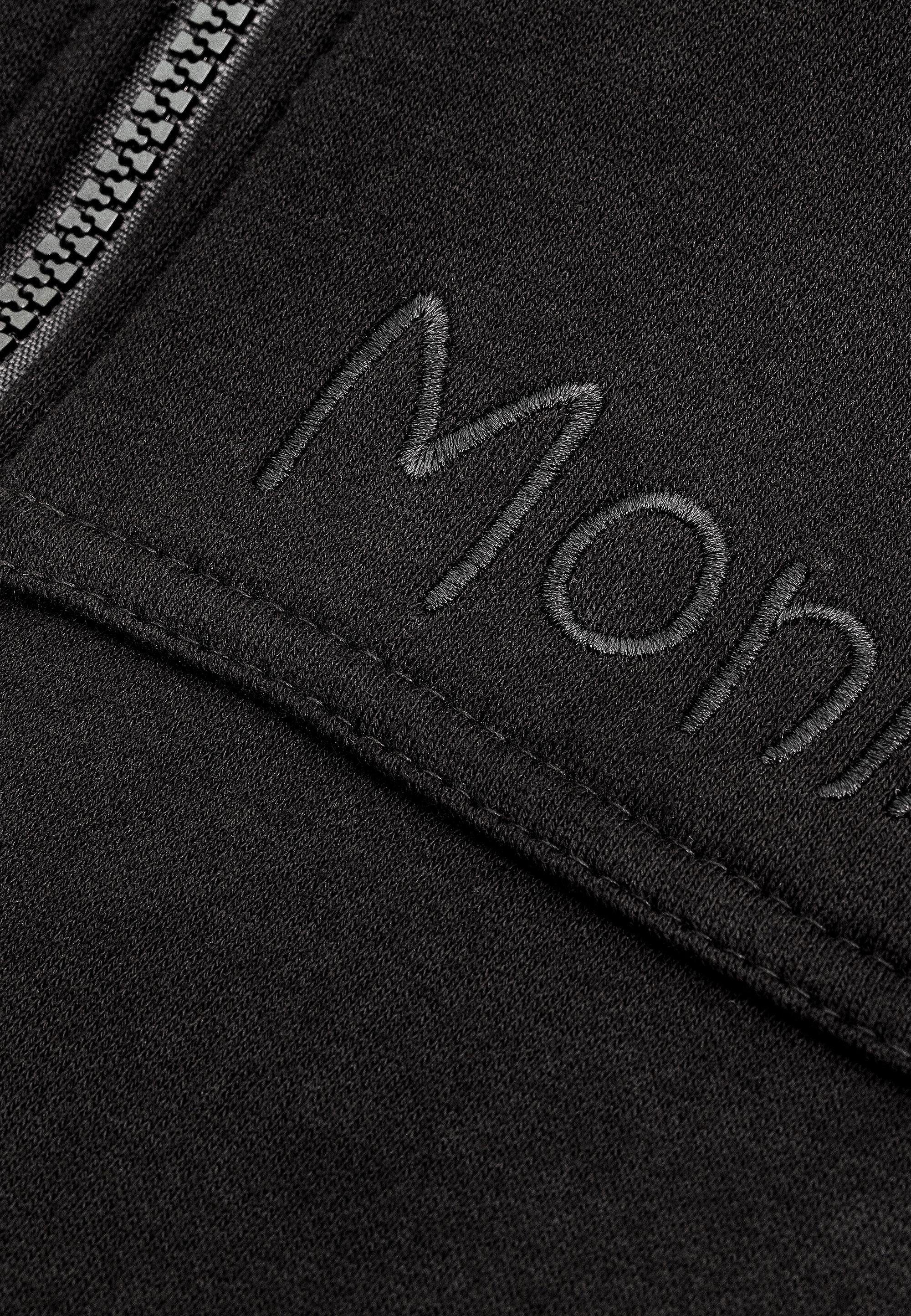 schwarz-schwarz Material kuschelig aus Jumpsuit Moniz weichem