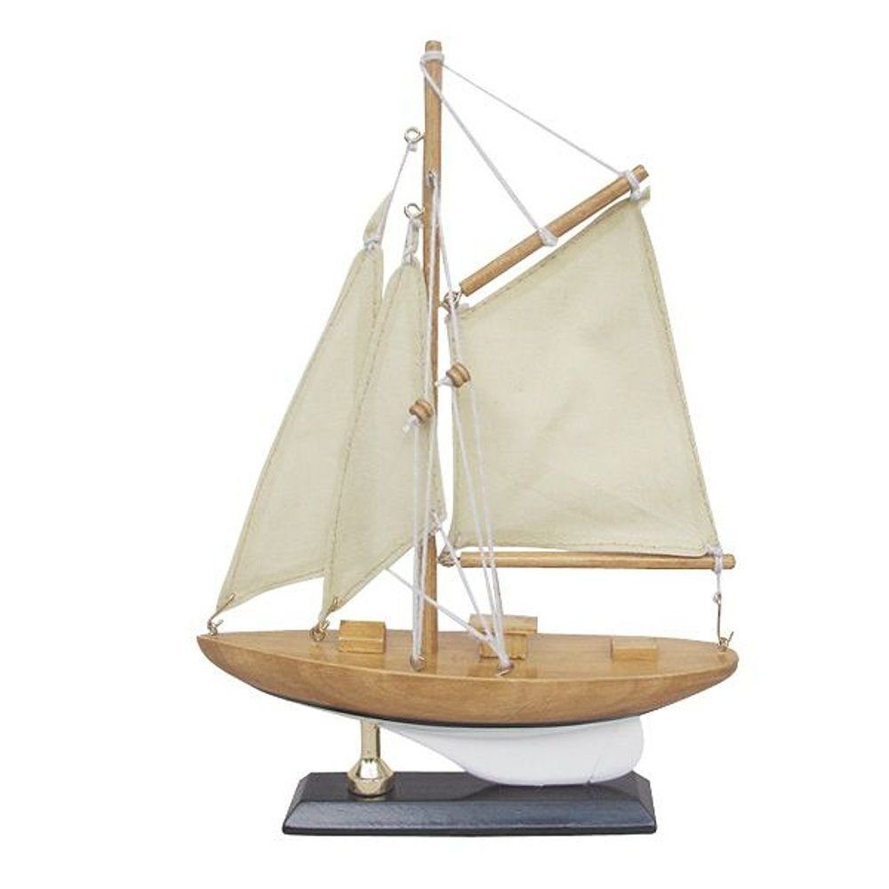 Dekoobjekt Segelyacht, America´s Cup Klasse, Modellboot 15 cm