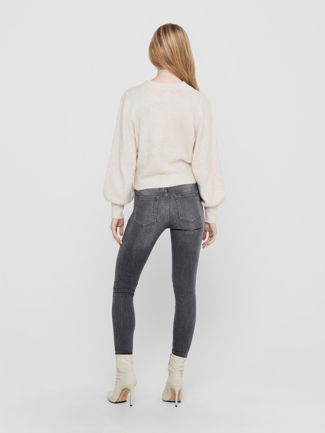 ONLY Strickpullover ONLELSA L/S PULLOVER KNT NOOS Materialmix, regular fit