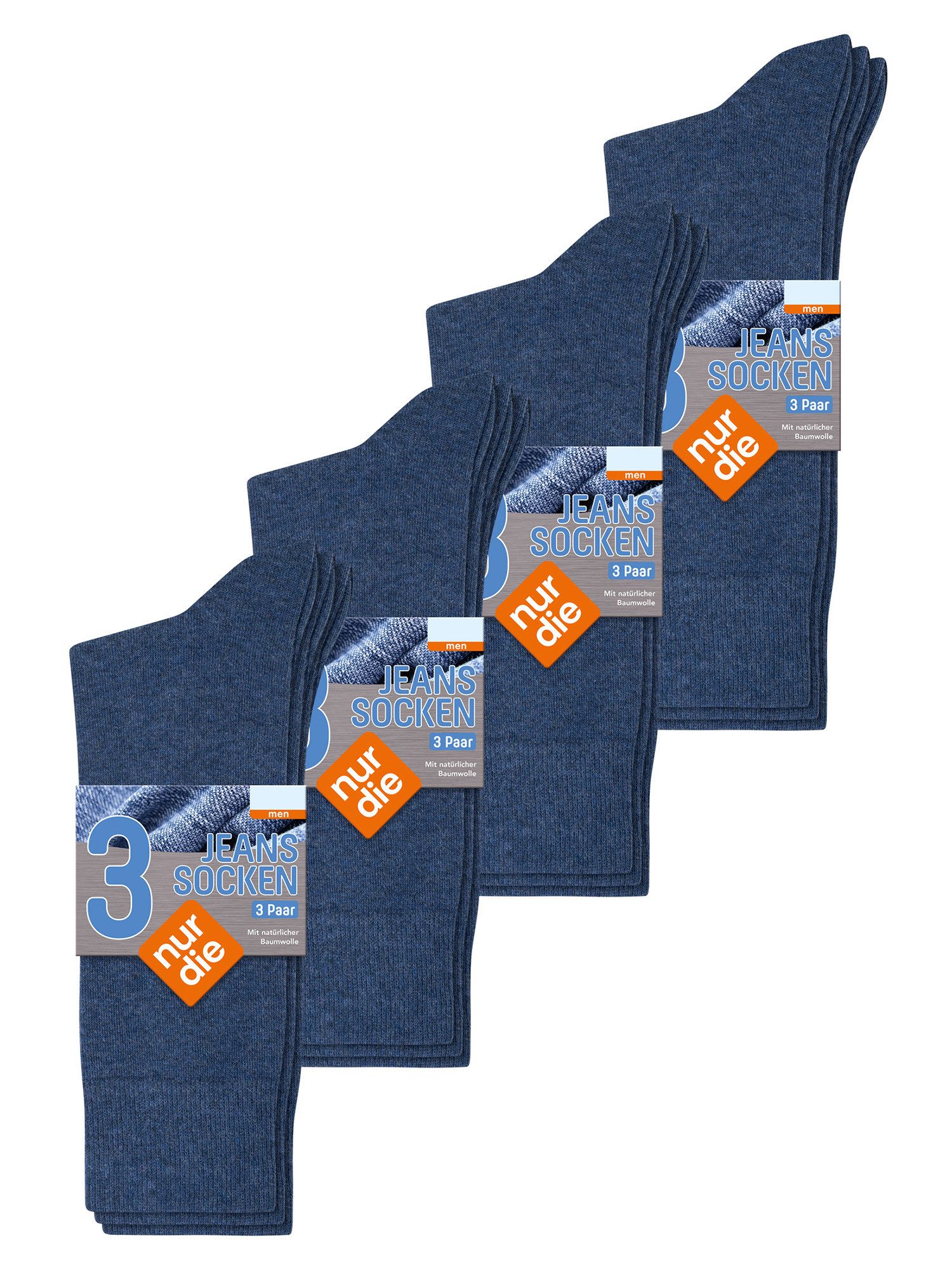 Nur Die Freizeitsocken Jeans Socken (12-Paar) Männer Multipack Mehrpack günstig online kaufen