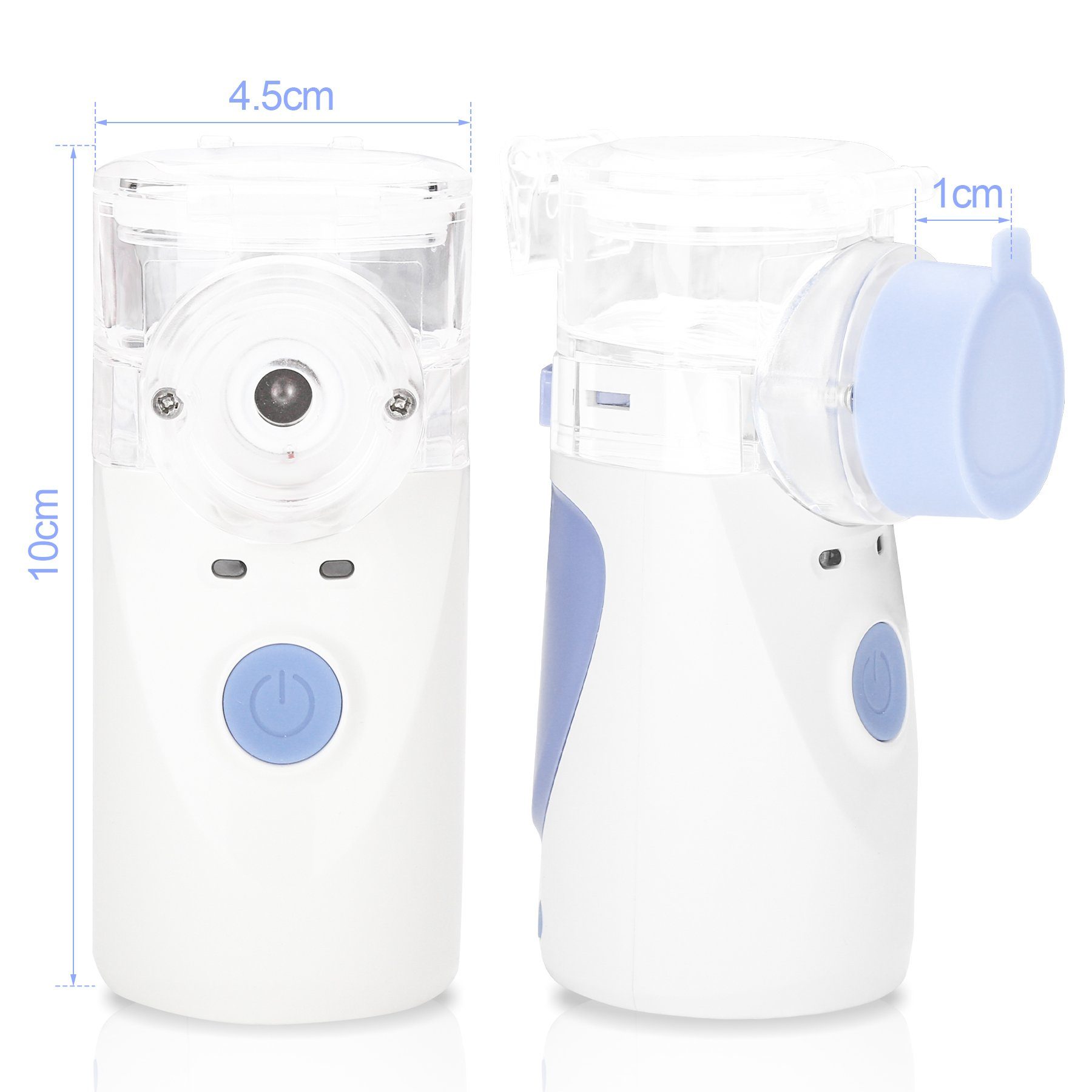 Gimisgu Mini-Inhalator Inhaliergerät Tragbarer Baby-Inhalato Nano  Zerstäuber Mini-Inhalator, 2 Arten von Inhalationsmethoden