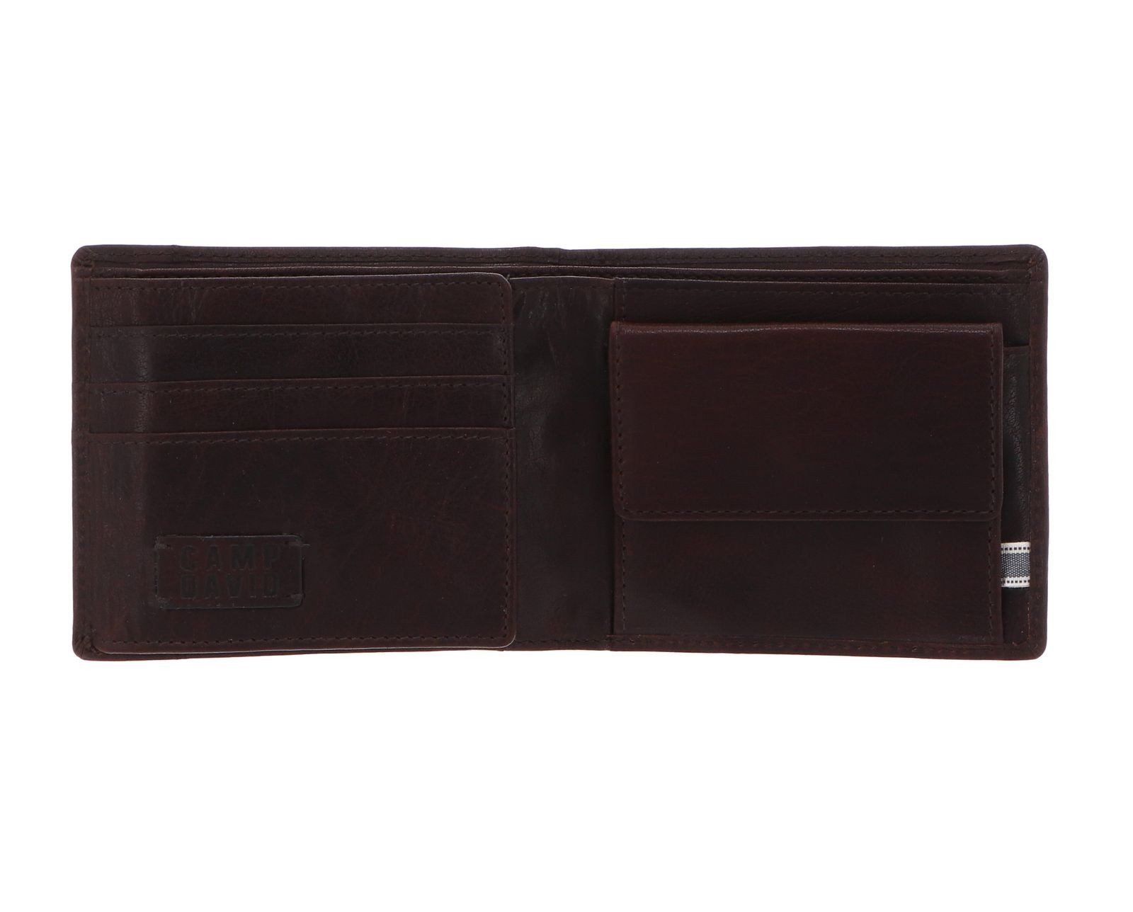 CAMP DAVID Geldbörse Mount Churchill Men's Wallet, aus echtem Büffelleder