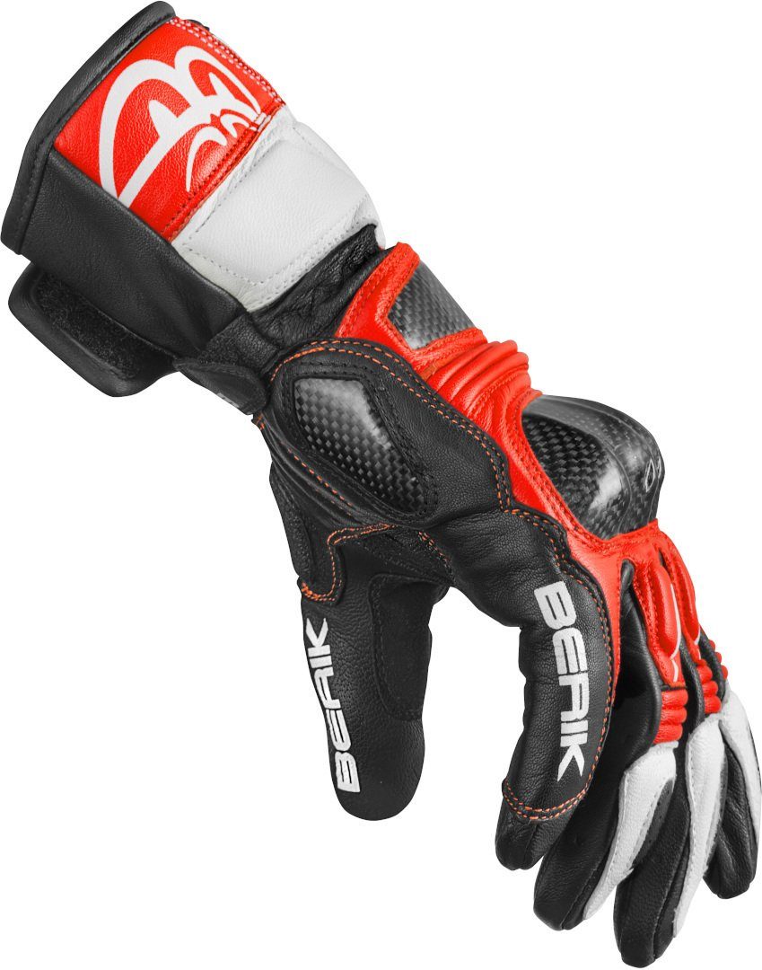 Namib Black/White/Red Motorradhandschuhe Pro Berik Motorradhandschuhe