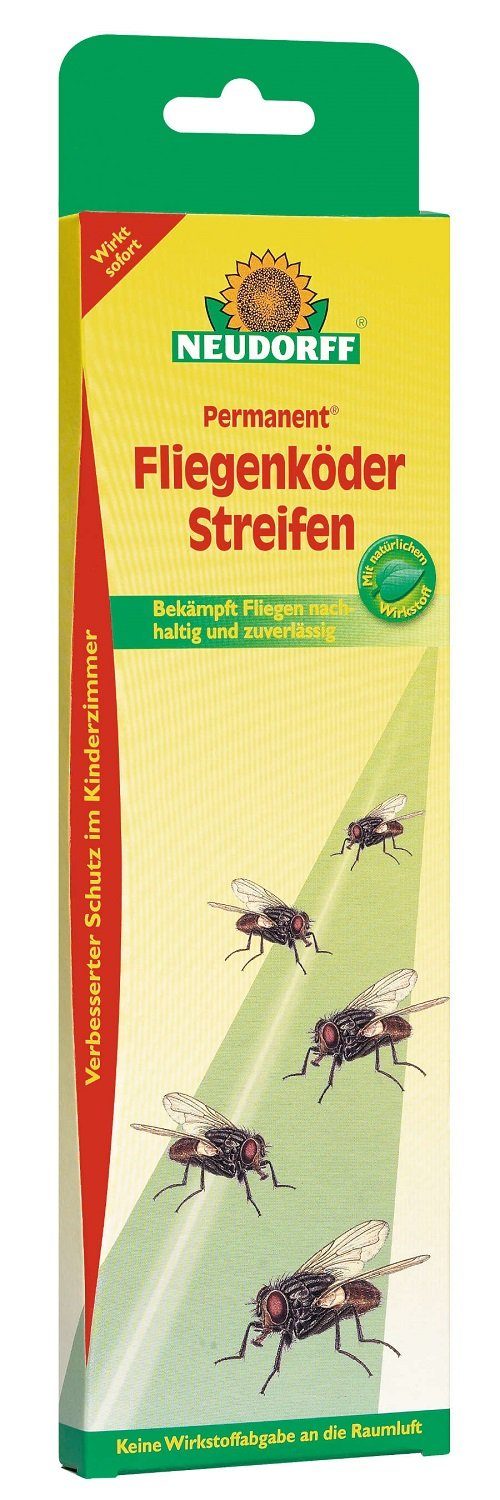 Neudorff Insektenfalle Neudorff Permanent Fliegenköder Streifen  Fliegenfalle 6 Stk in einer